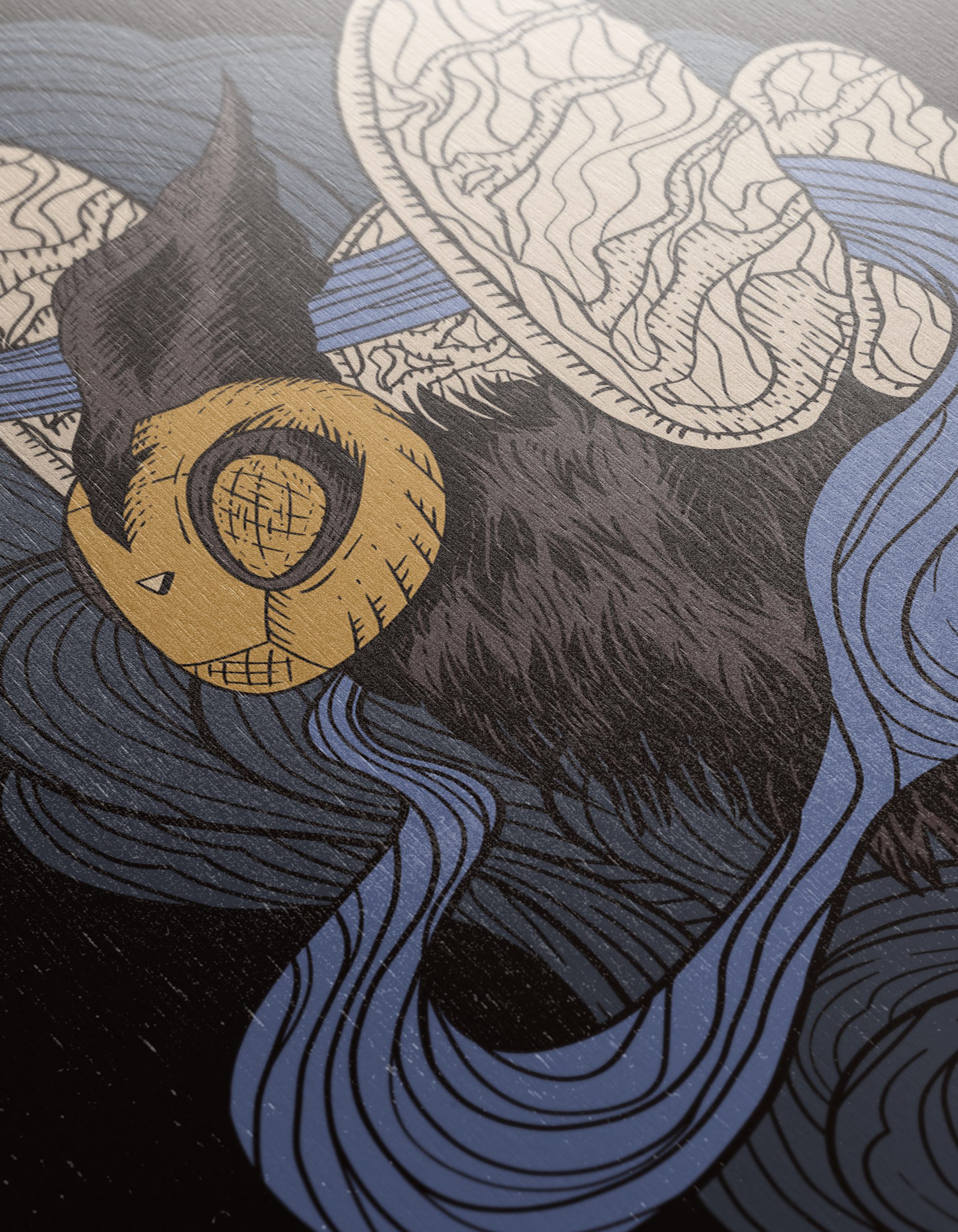 Whimsical Doodle of a Bee - Image 12