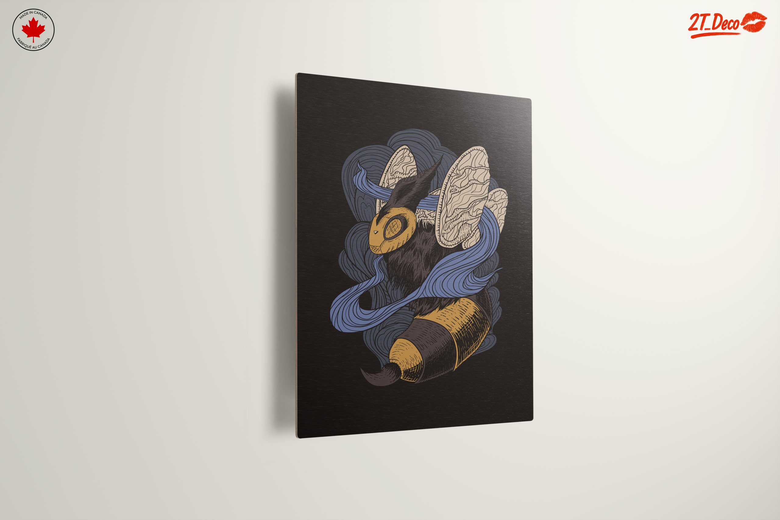 Whimsical Doodle of a Bee - Image 13