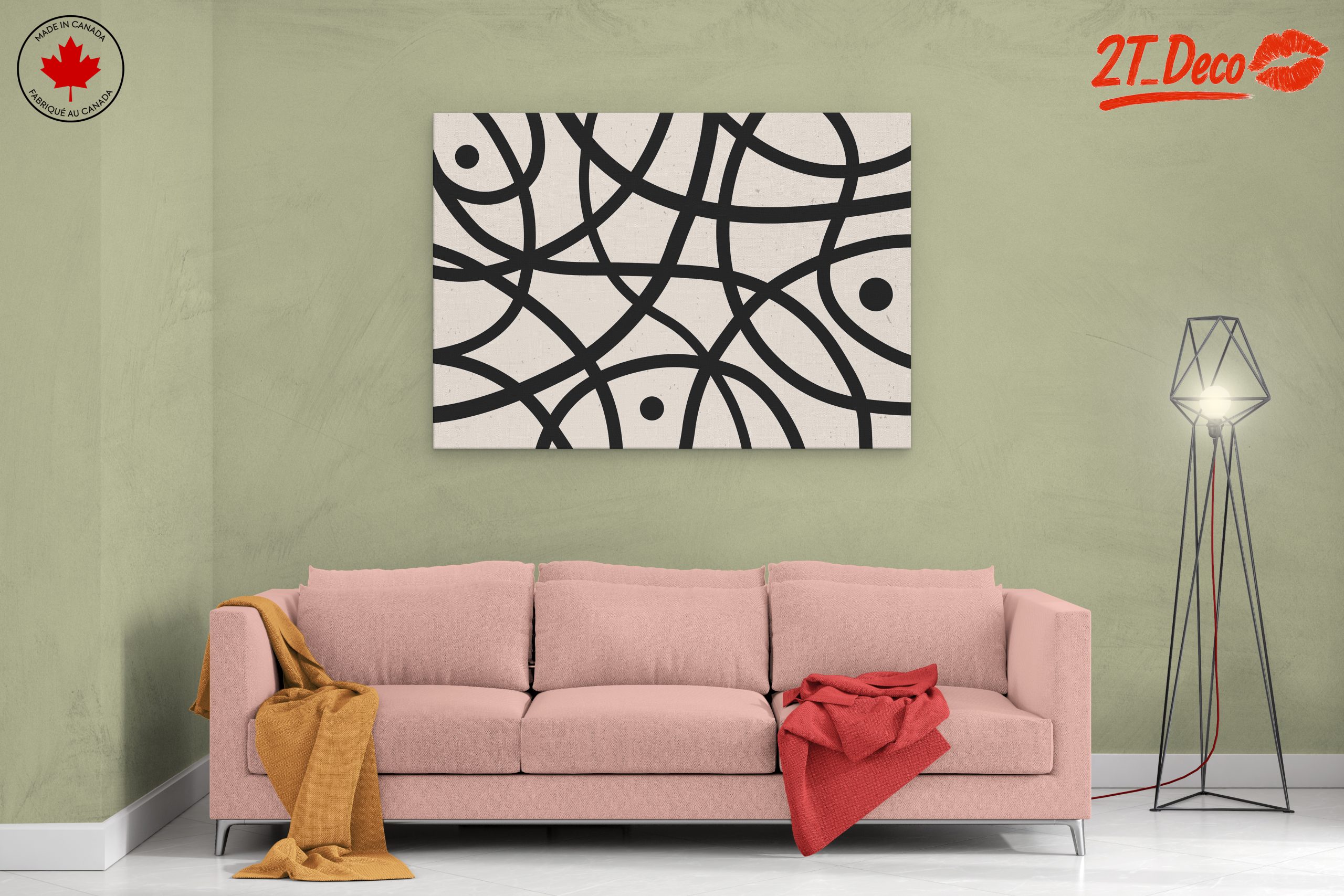 Dynamic Geometric Line Art for Modern Spaces - Image 2