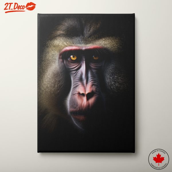 Stunning Baboon Portrait Wall Art