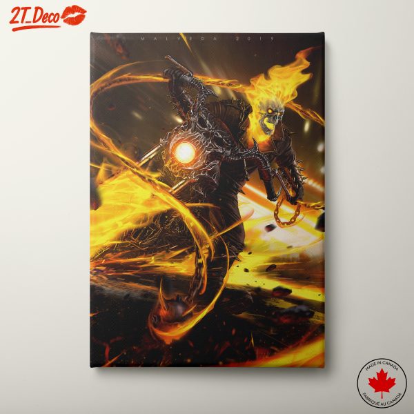 Dynamic Marvel Ghost Rider Artwork