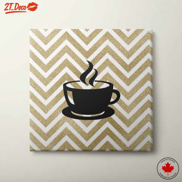 Coffee Cup Art with Elegant Design