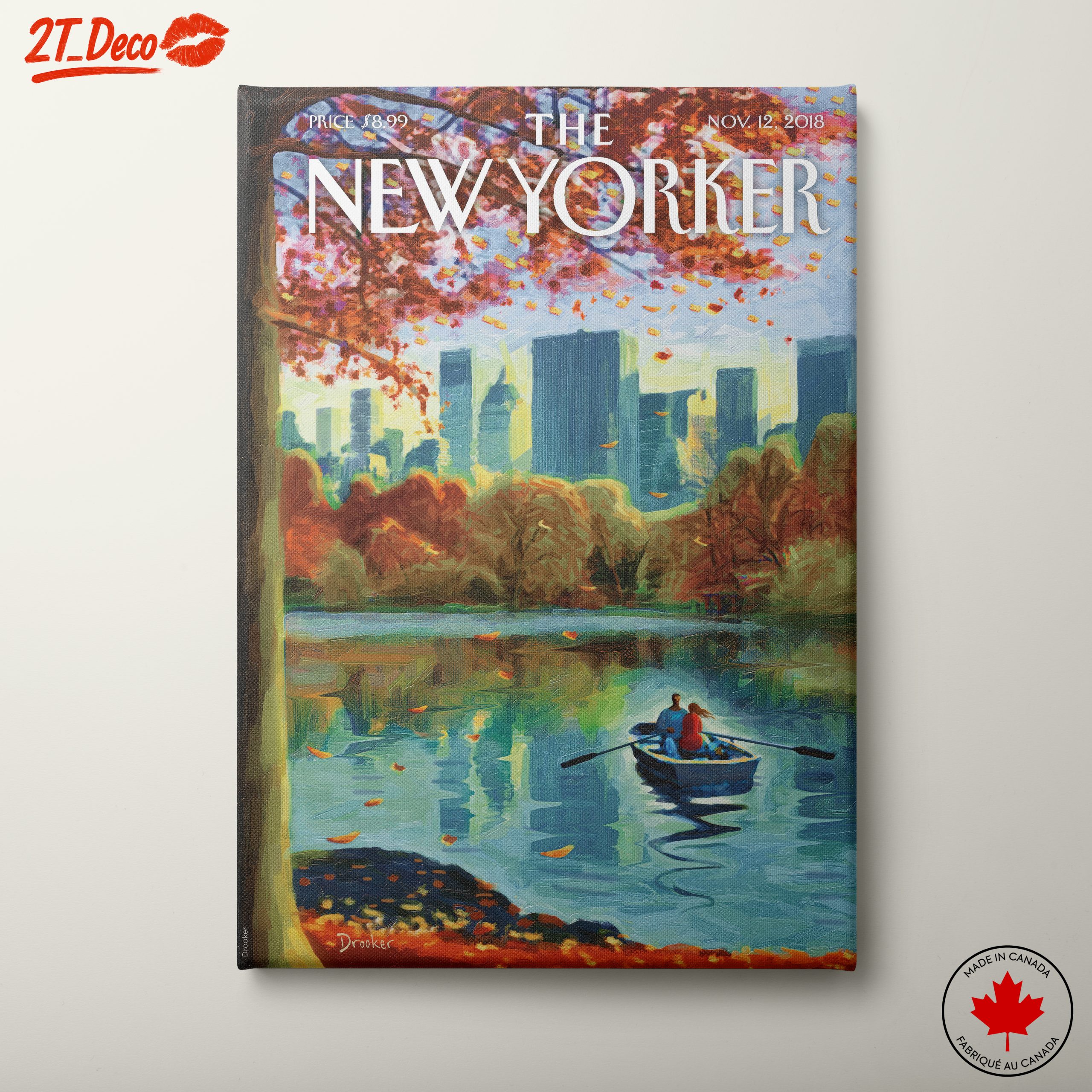 Charming Autumn Scene in Central Park