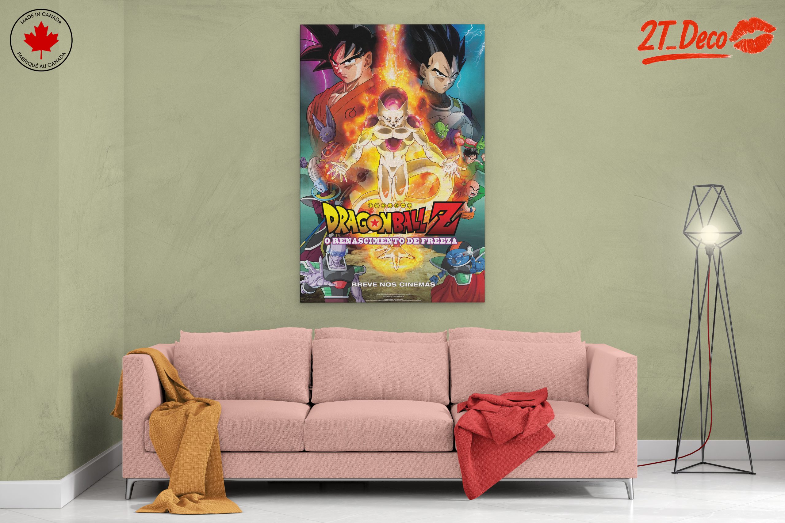 Dynamic Dragon Ball Z Artwork Featuring Iconic Characters - Image 2