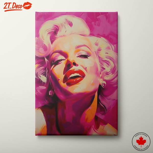Stylized Portrait of Iconic Celebrity