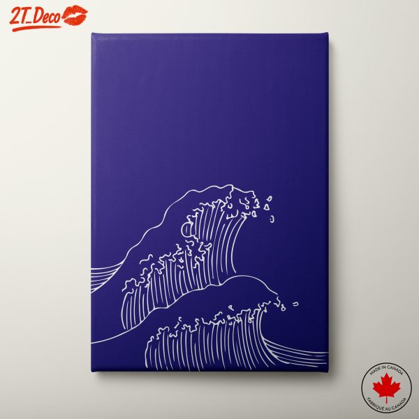 Abstract Waves Line Art