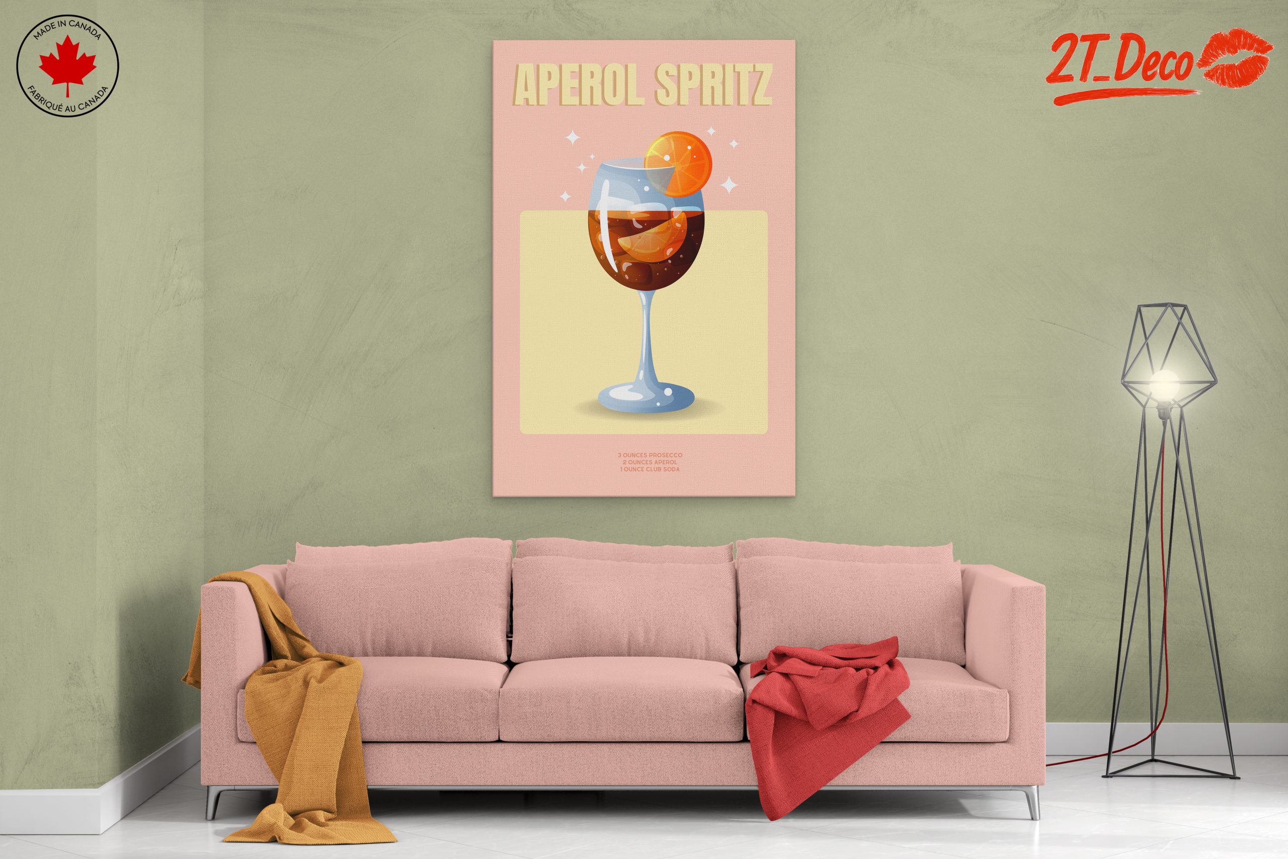 Aperol Spritz Cocktail Art 4 - Image 2
