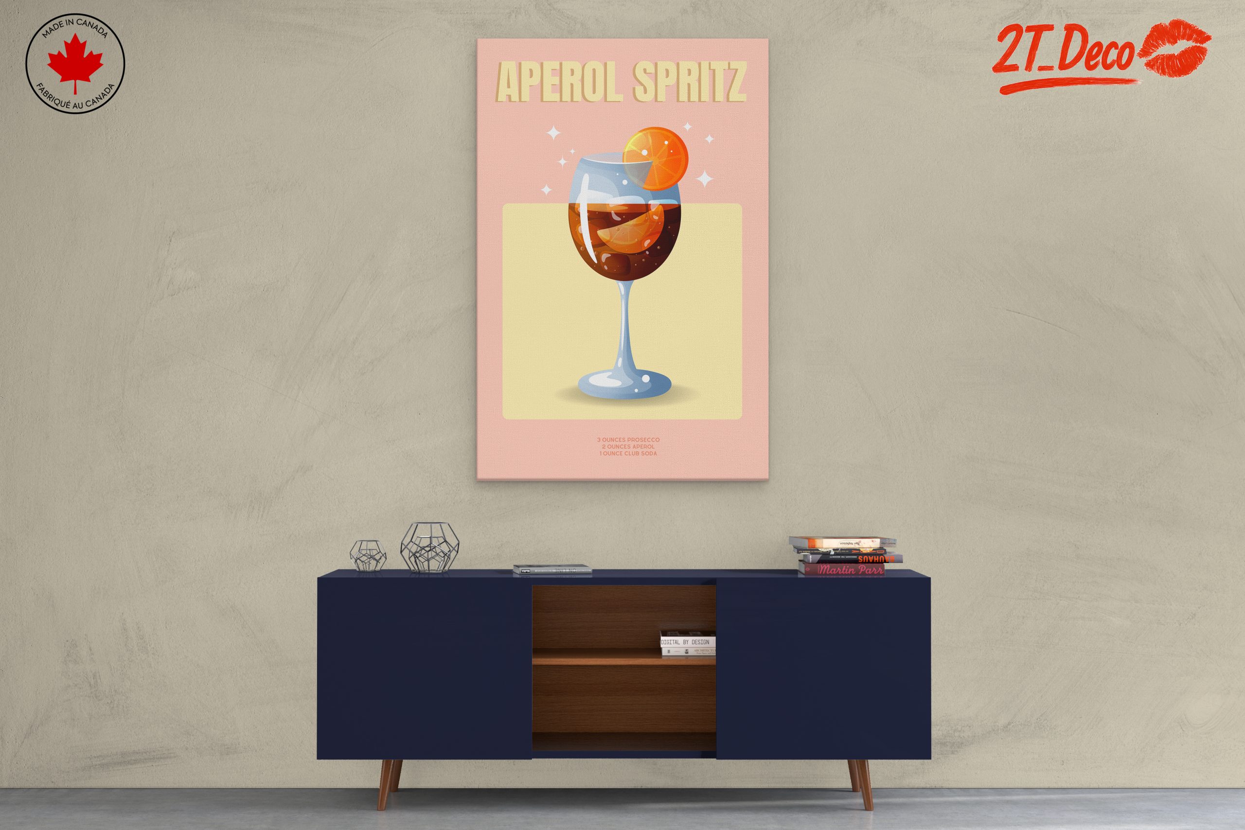 Aperol Spritz Cocktail Art 4 - Image 3