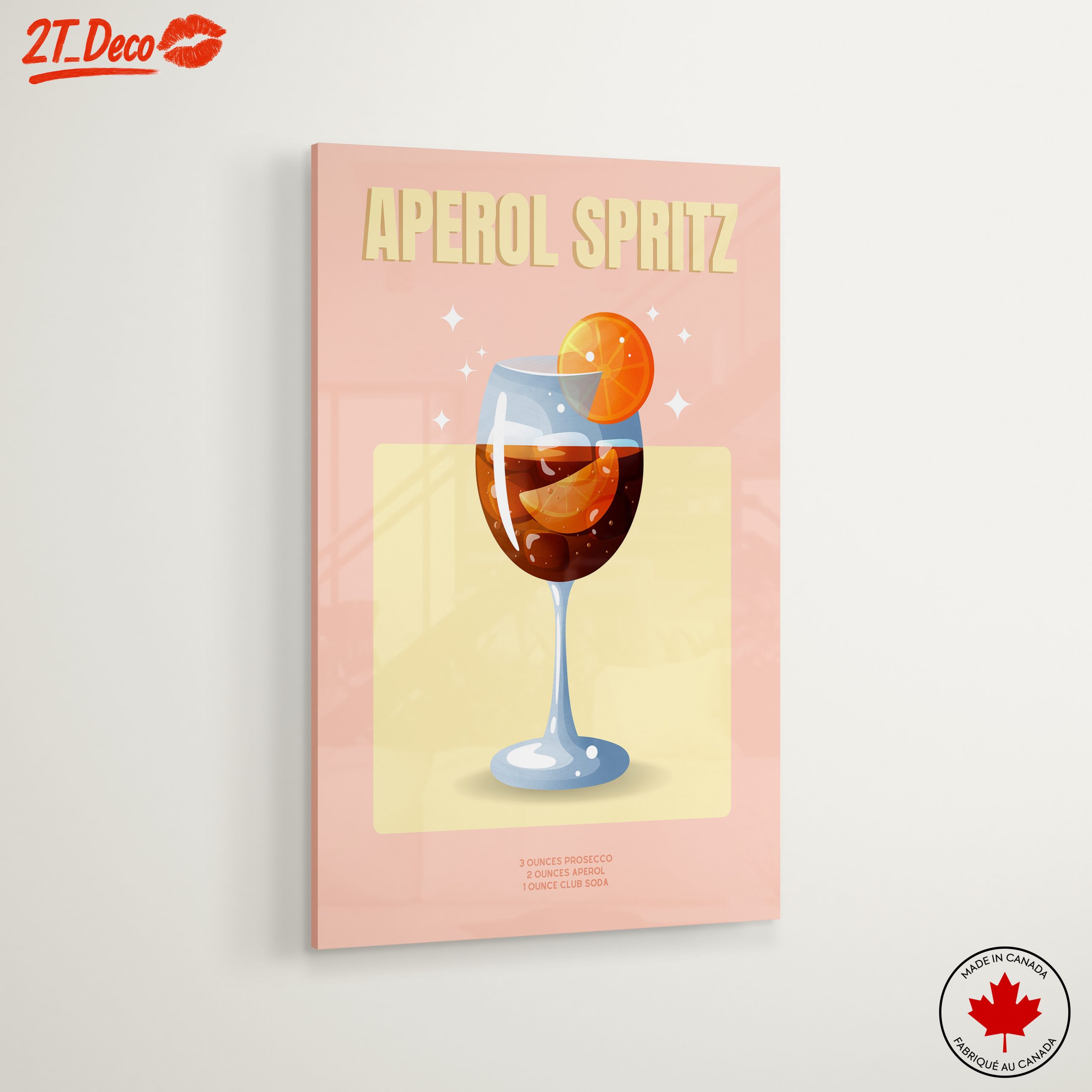 Aperol Spritz Cocktail Art 4 - Image 6