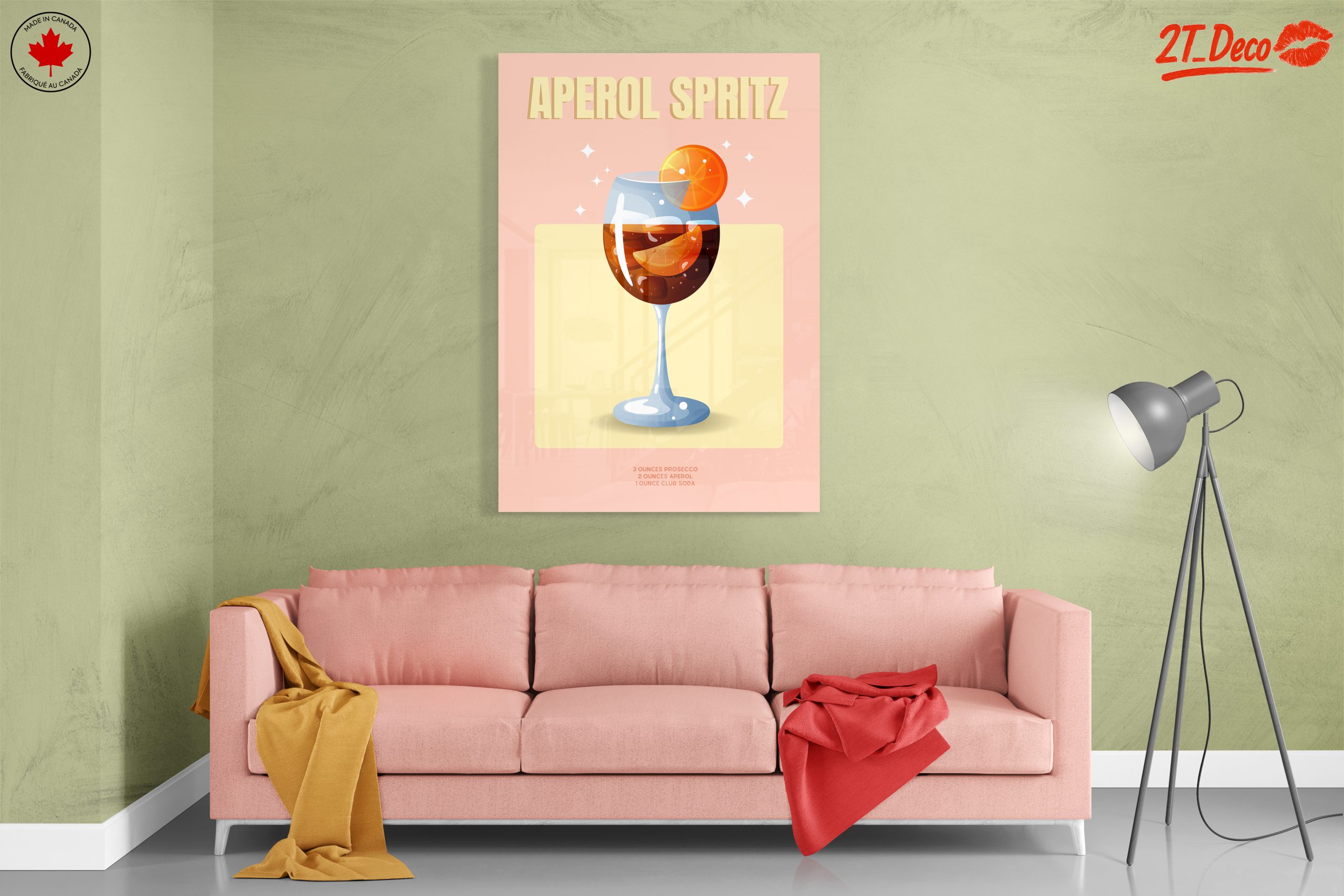 Aperol Spritz Cocktail Art 4 - Image 7