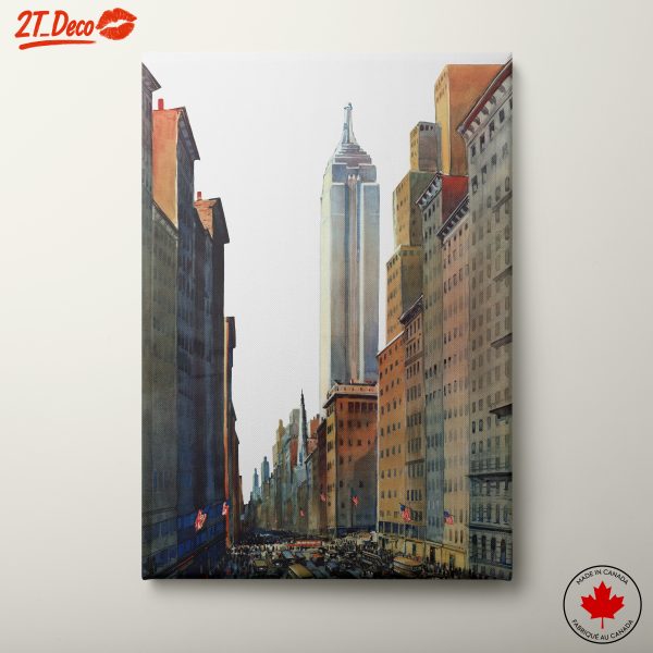 Empire State Building in Urban Landscape
