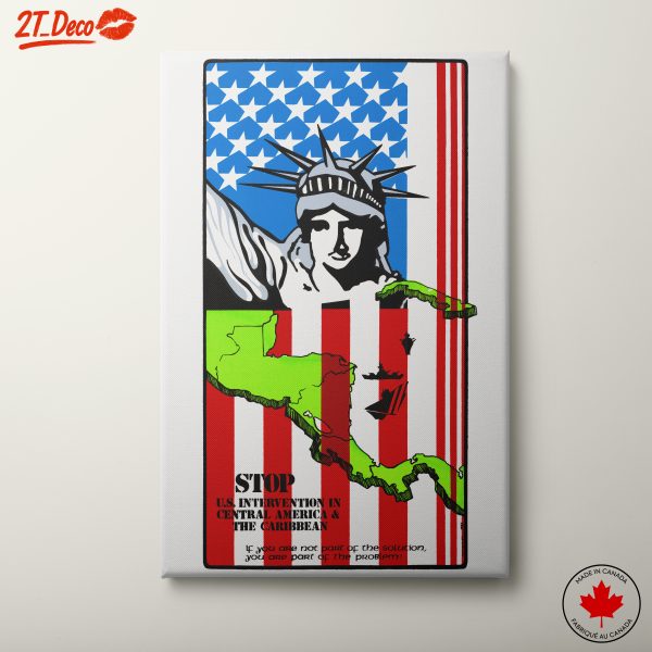 Statue of Liberty and Central America Social Commentary