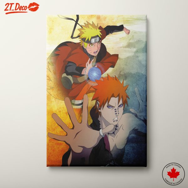 Dynamic Naruto Battle Scene Art