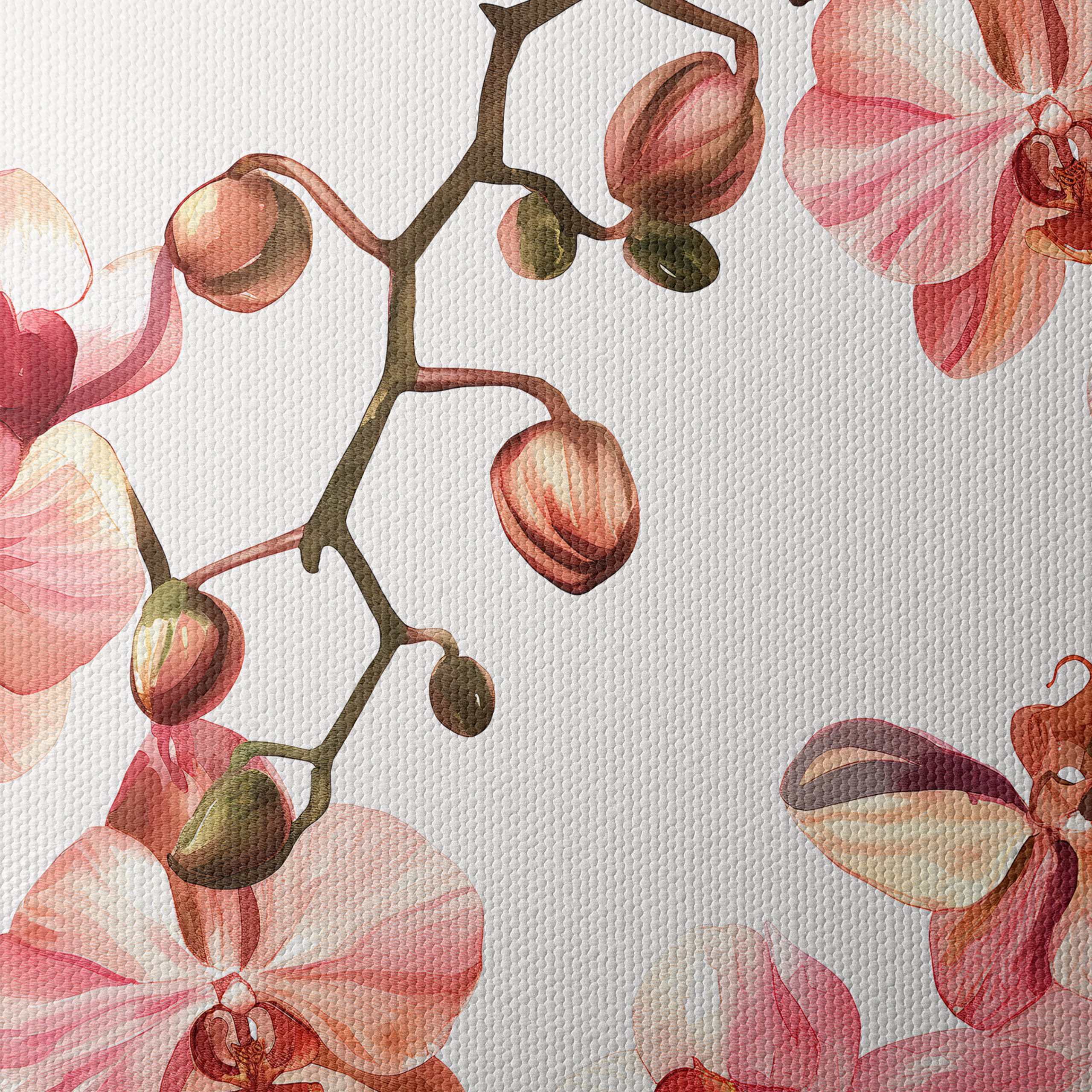 Delicate Orchid Botanical Art Arrangement - Image 4