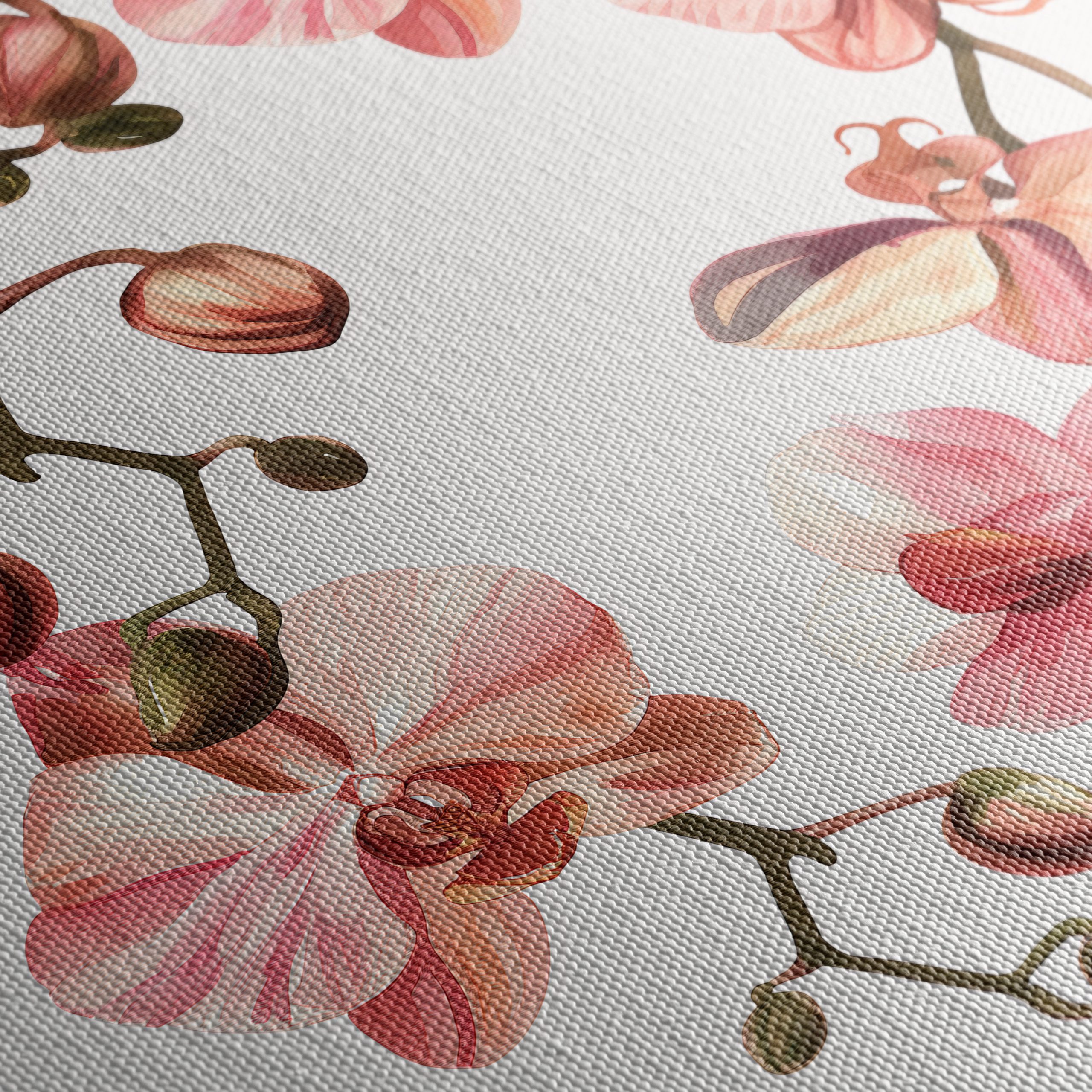 Delicate Orchid Botanical Art Arrangement - Image 5