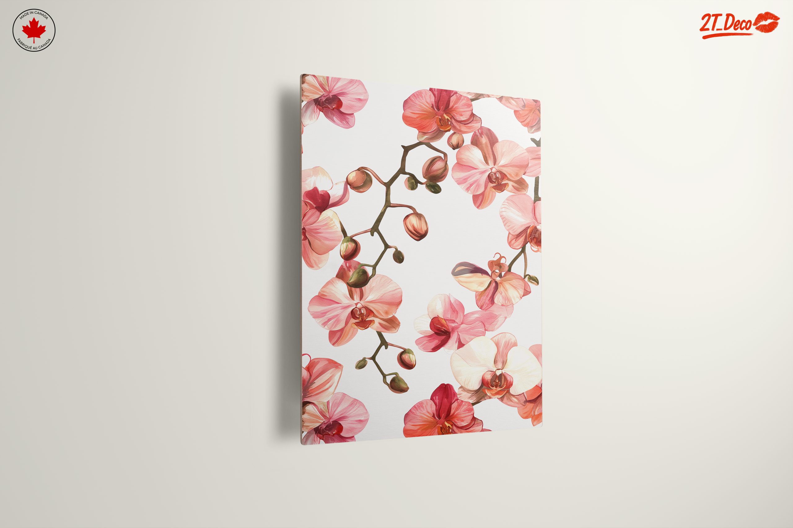 Delicate Orchid Botanical Art Arrangement - Image 13