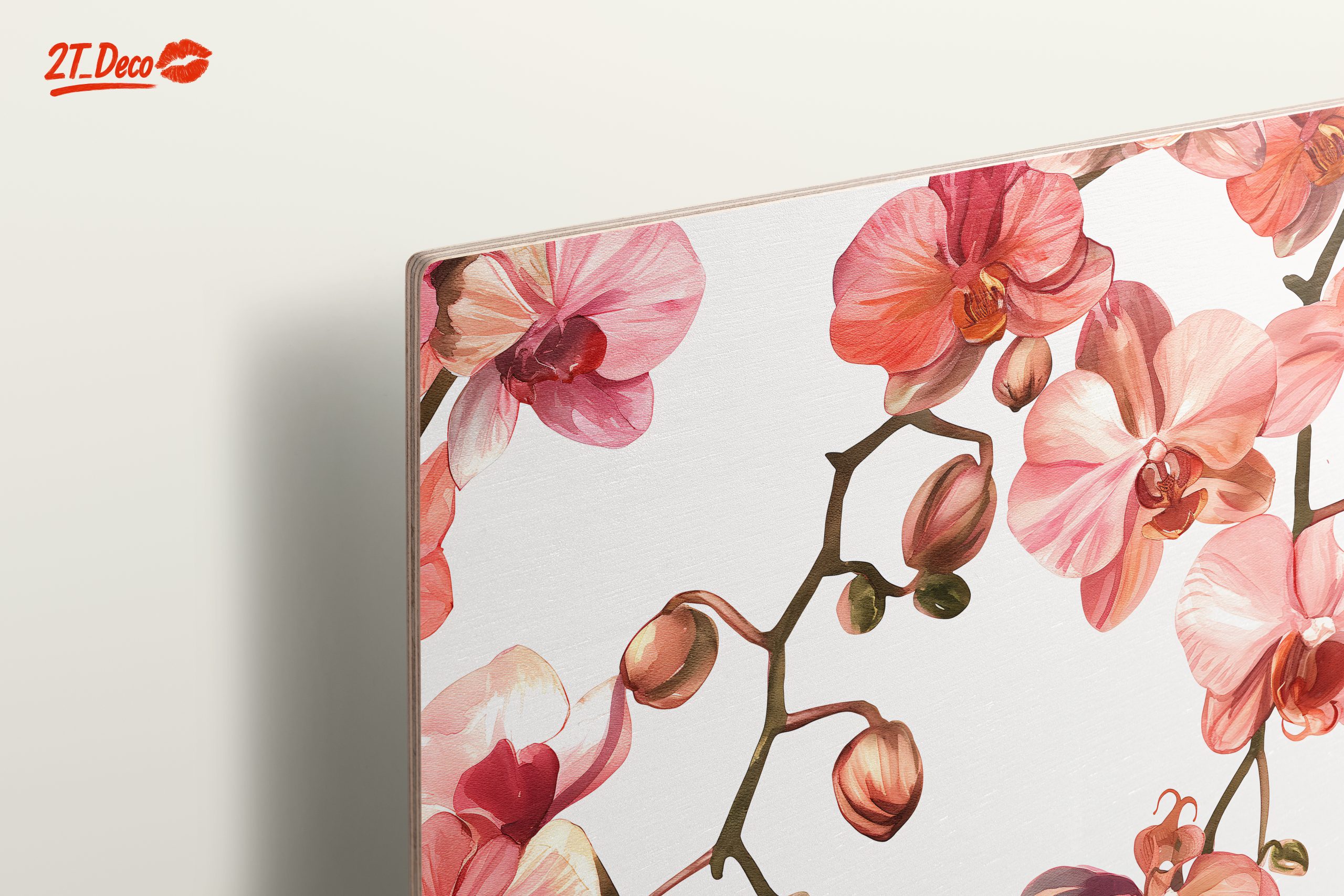 Delicate Orchid Botanical Art Arrangement - Image 15