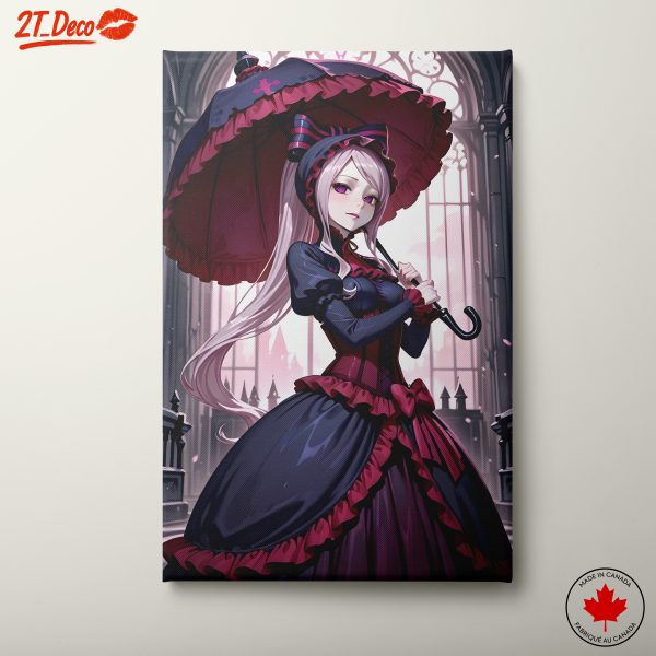 Gothic Fantasy Character in Dark Attire