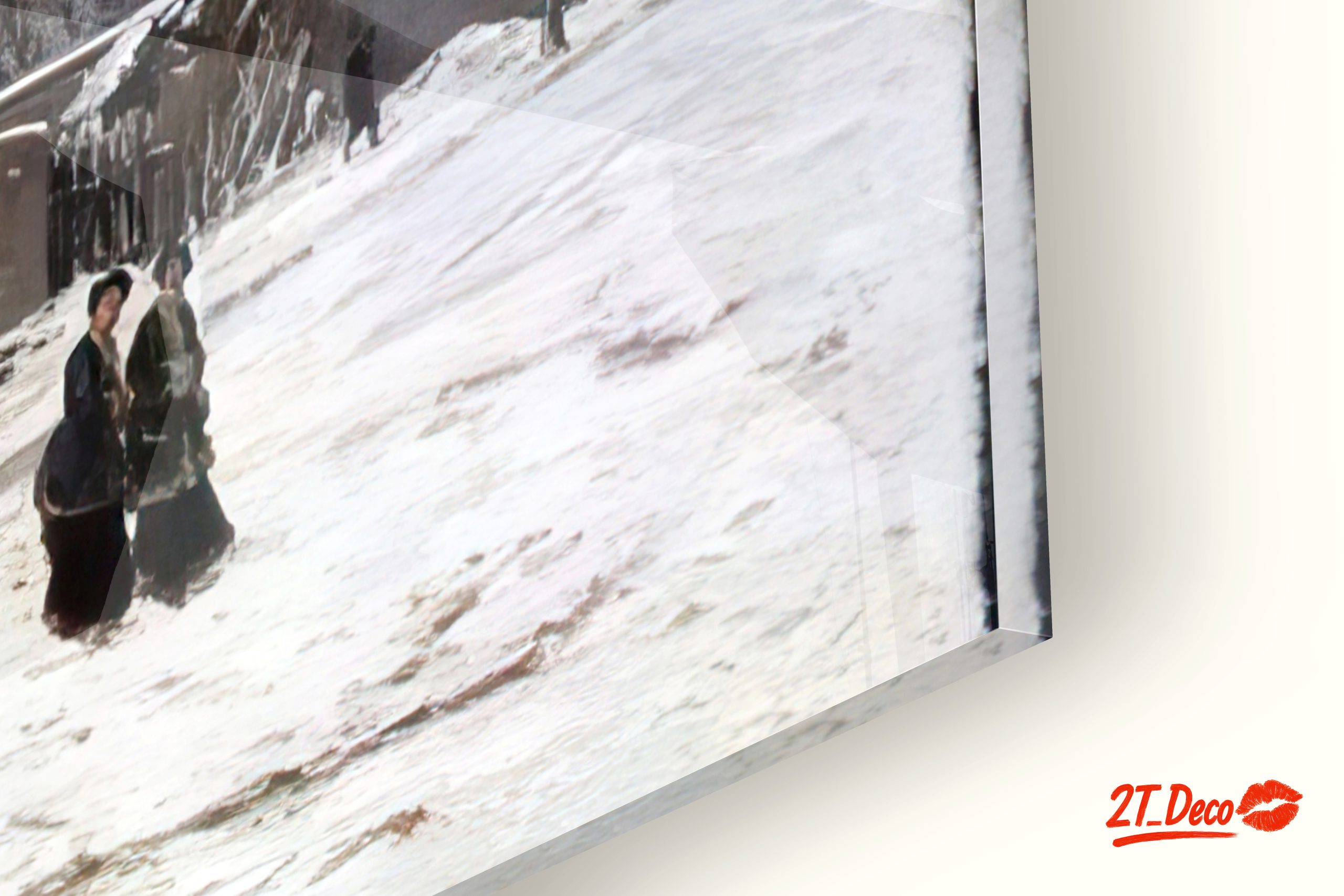 Charming Winter Landscape with Horse and Snow - Image 9