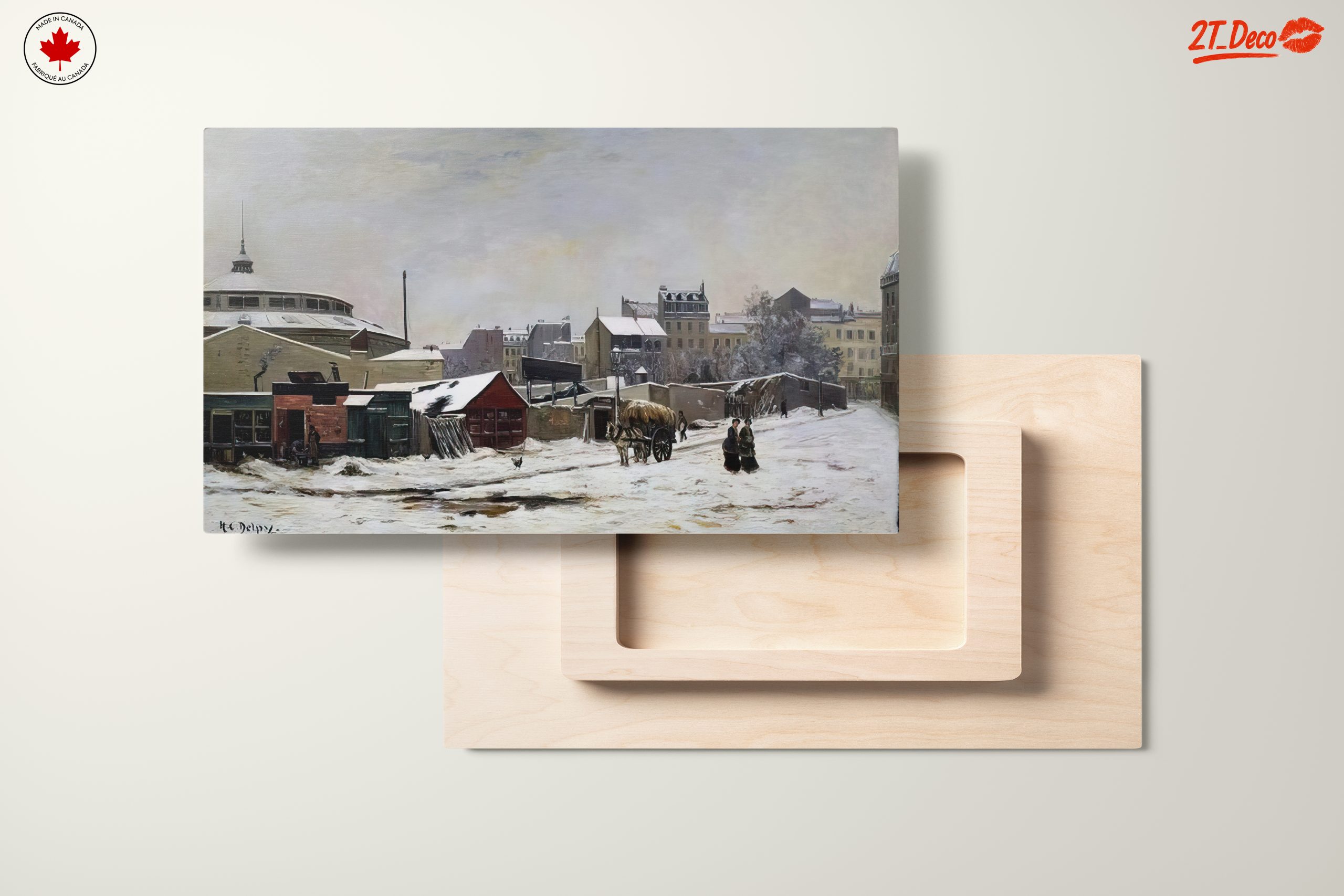 Charming Winter Landscape with Horse and Snow - Image 11