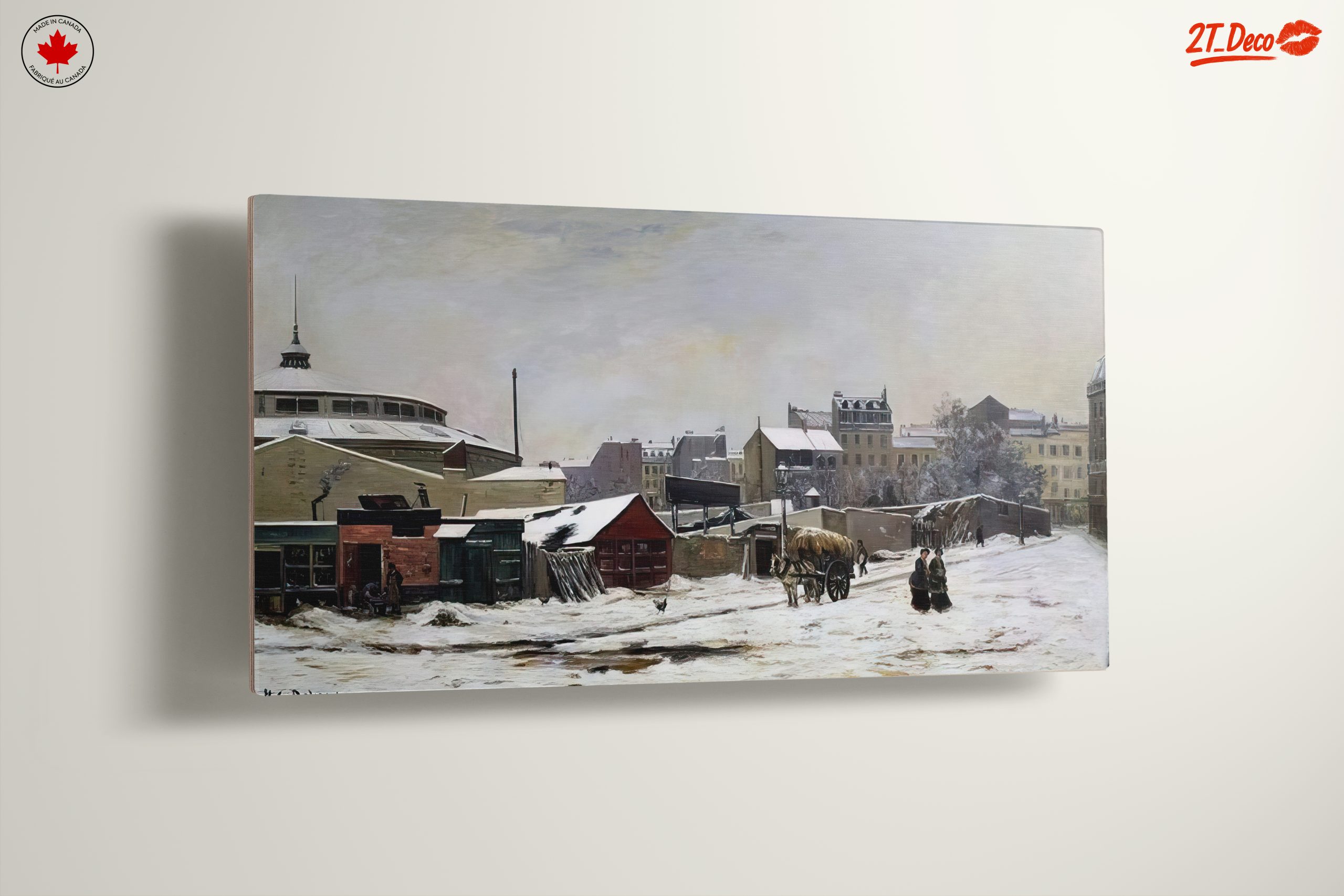 Charming Winter Landscape with Horse and Snow - Image 13