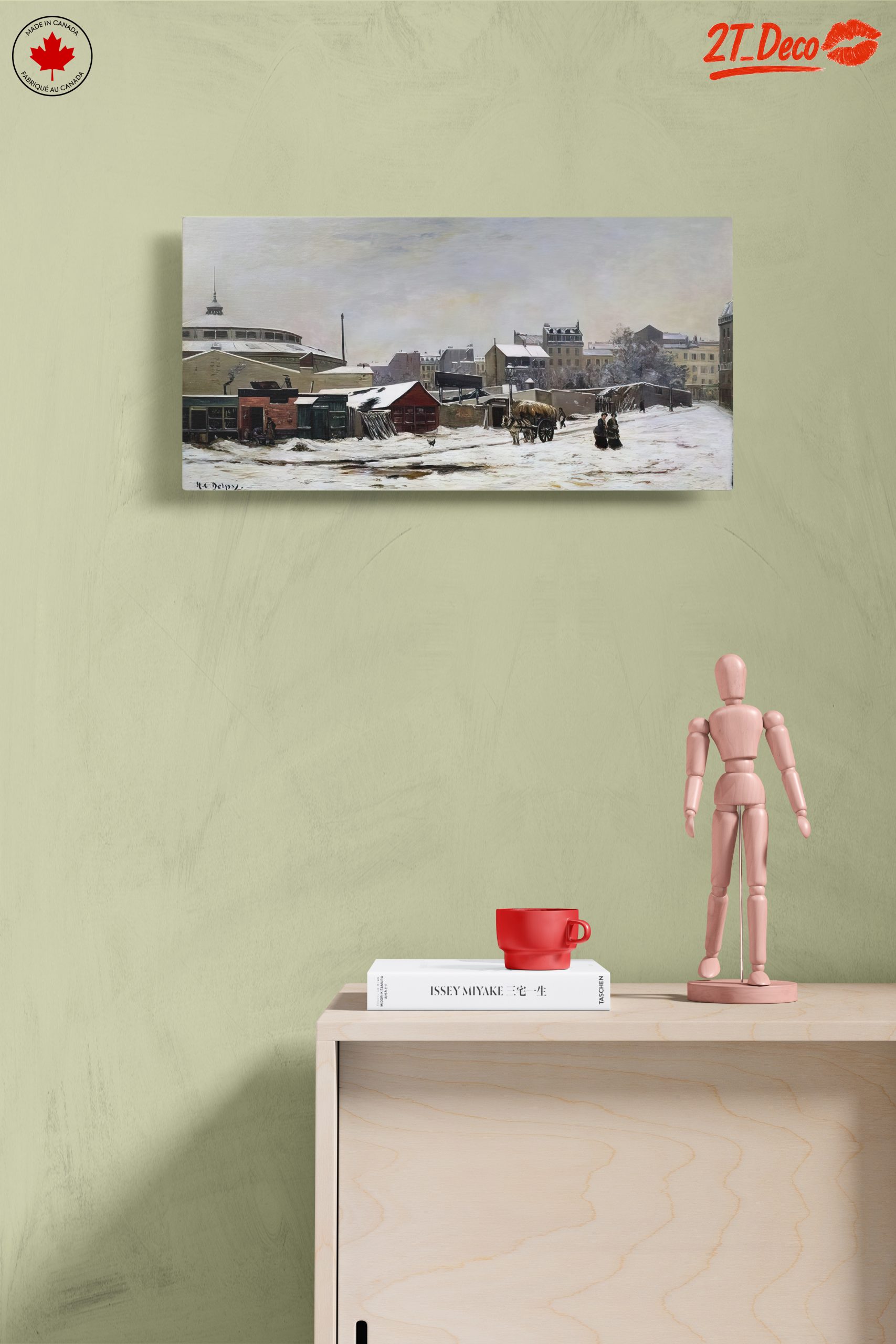 Charming Winter Landscape with Horse and Snow - Image 14