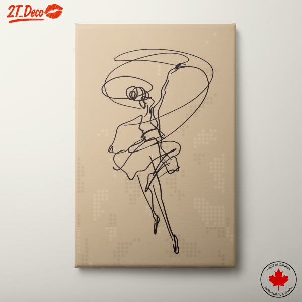 Stylized Abstract Dancer Art