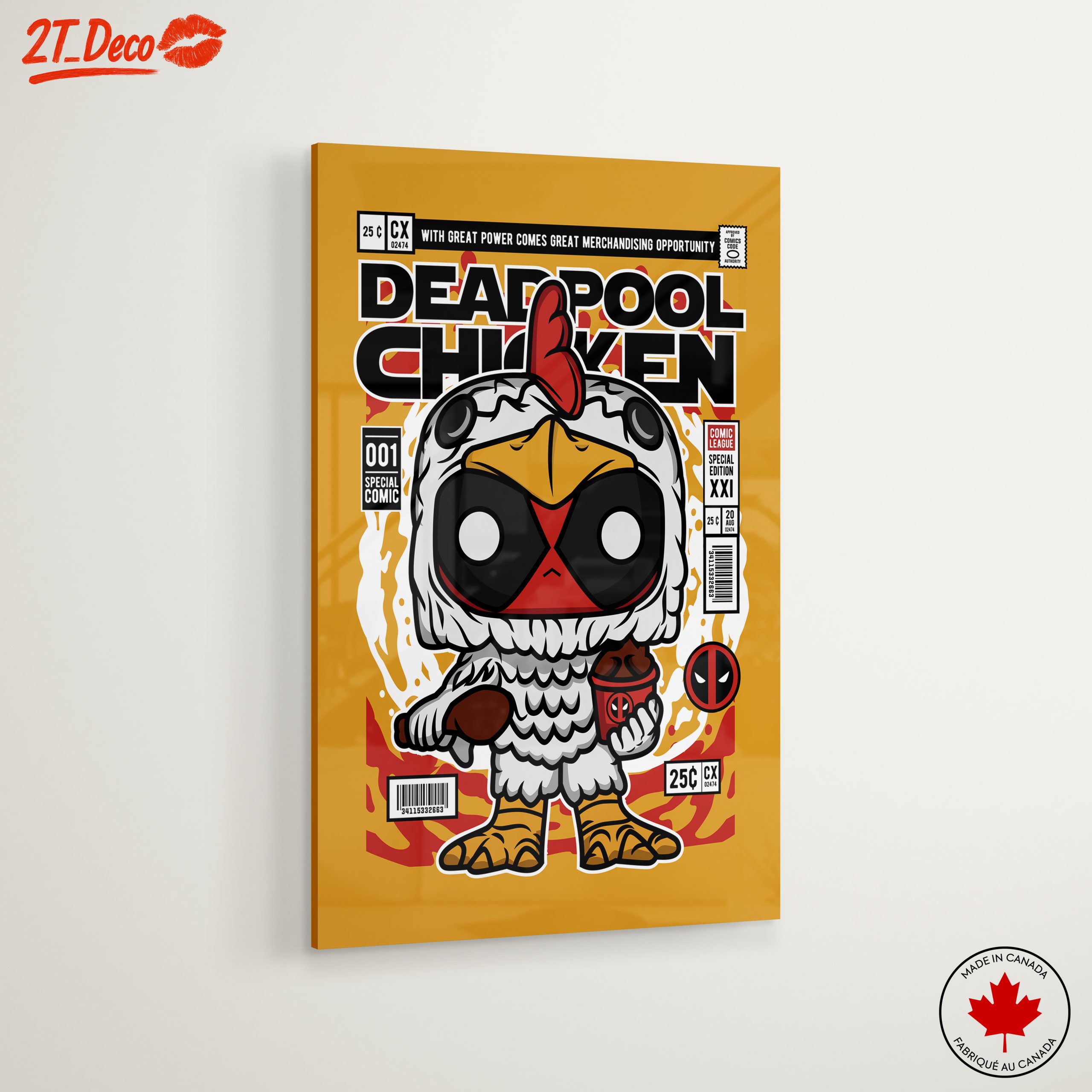 Cute Deadpool Chicken Character Art - Image 6