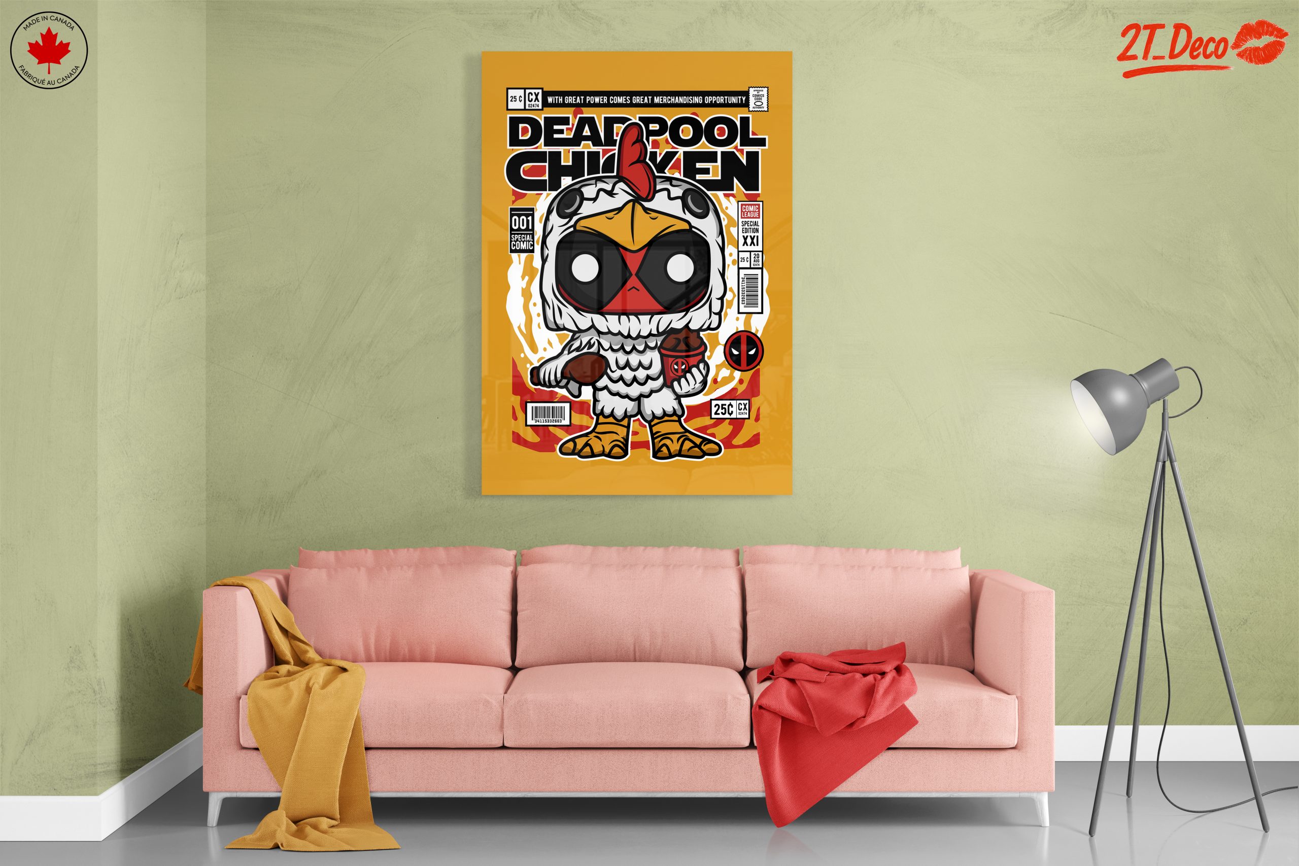 Cute Deadpool Chicken Character Art - Image 7