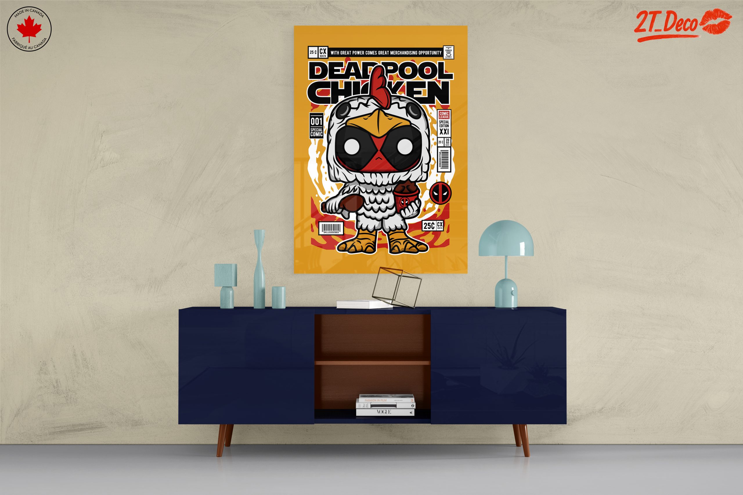 Cute Deadpool Chicken Character Art - Image 8