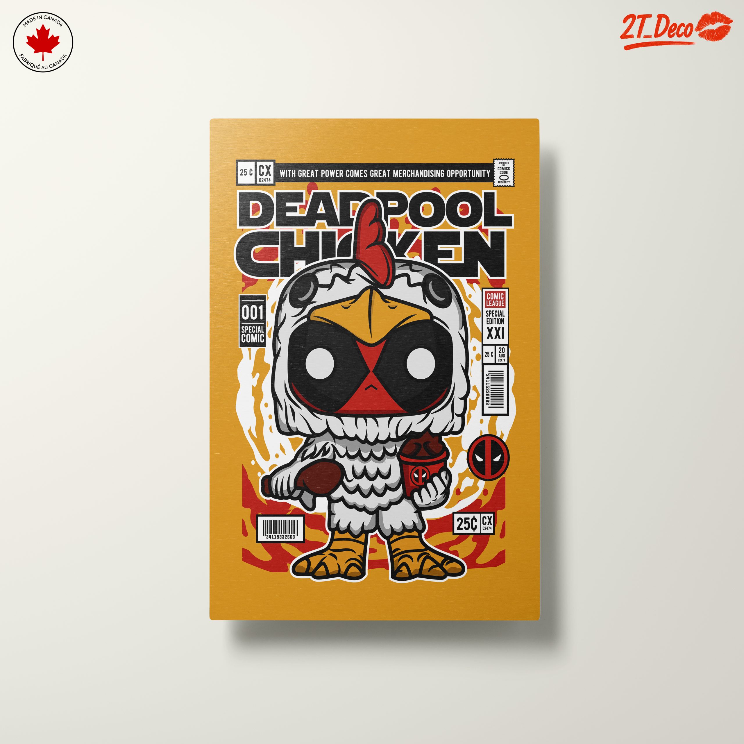 Cute Deadpool Chicken Character Art - Image 10
