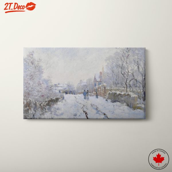Charming Winter Landscape in Snow