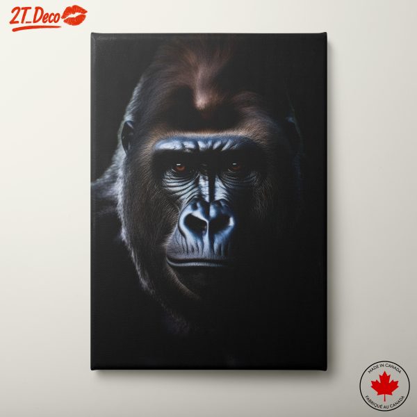Detailed Gorilla Close-Up Wall Art