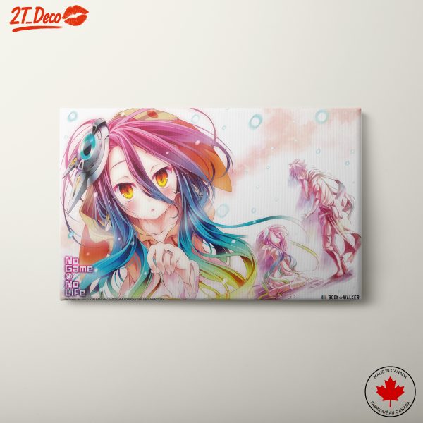 No Game No Life Anime Art Featuring Colorful Characters