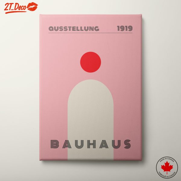 Bauhaus Style 1919 with Geometric Shapes