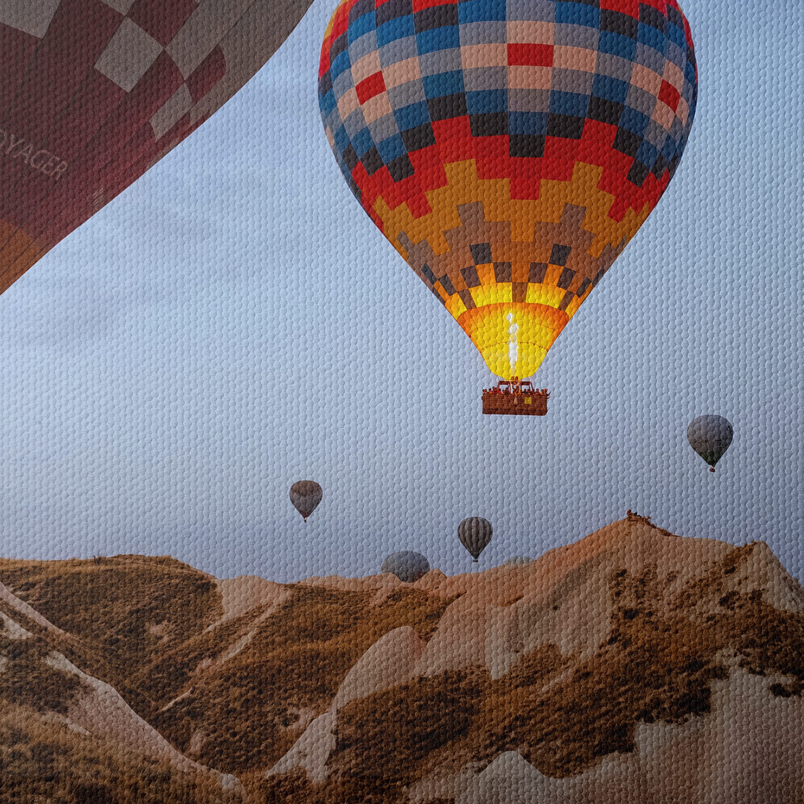 Colorful Hot Air Balloons in Scenic Landscape 2 - Image 4
