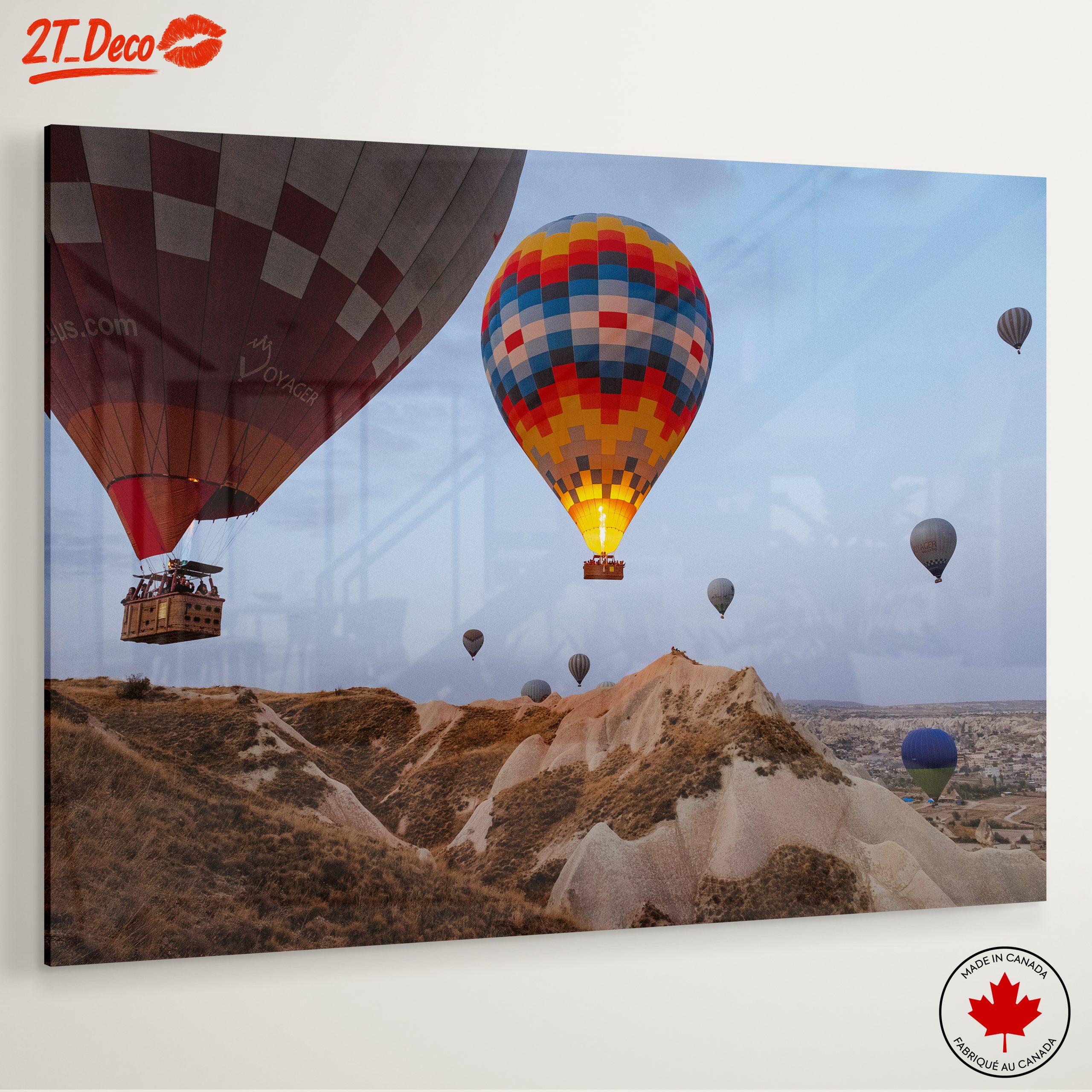 Colorful Hot Air Balloons in Scenic Landscape 2 - Image 6