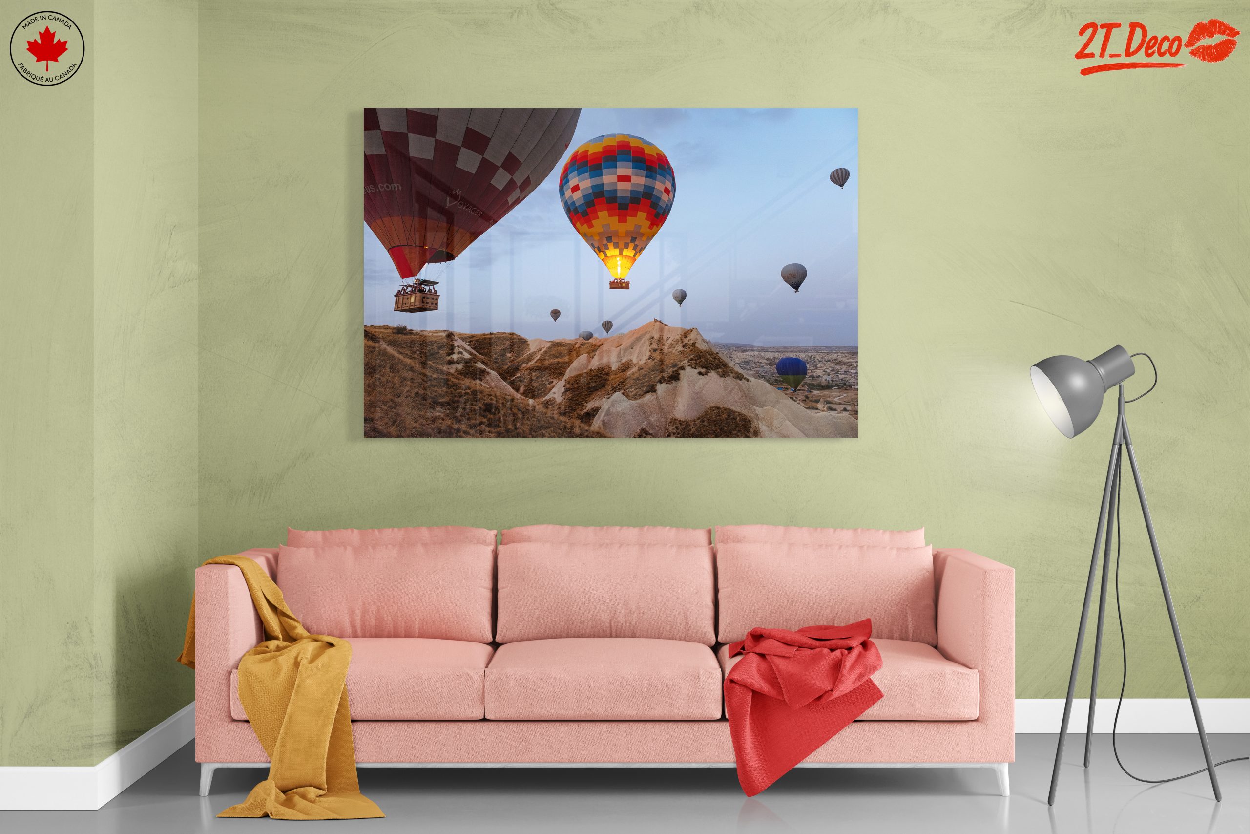 Colorful Hot Air Balloons in Scenic Landscape 2 - Image 7