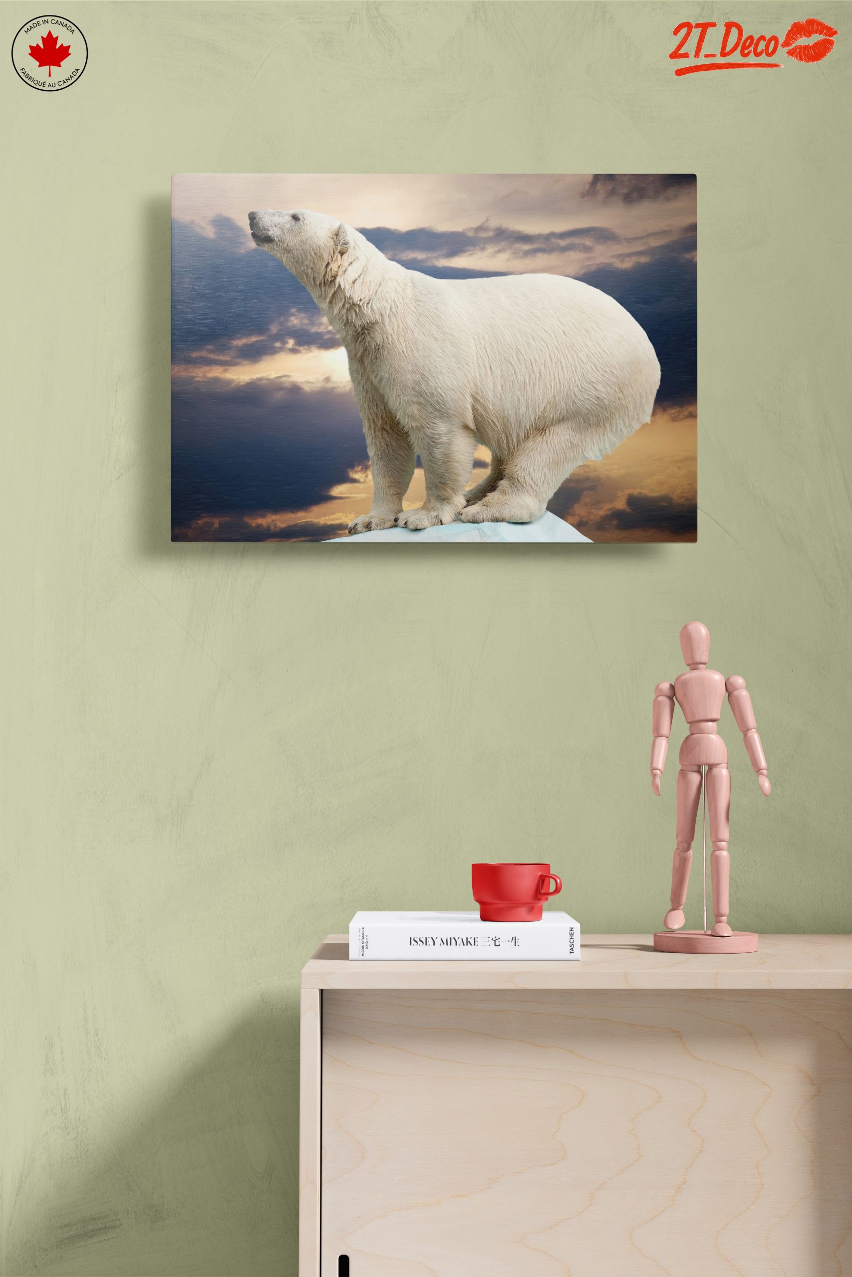 Majestic Polar Bear Against Dramatic Sky - Image 14