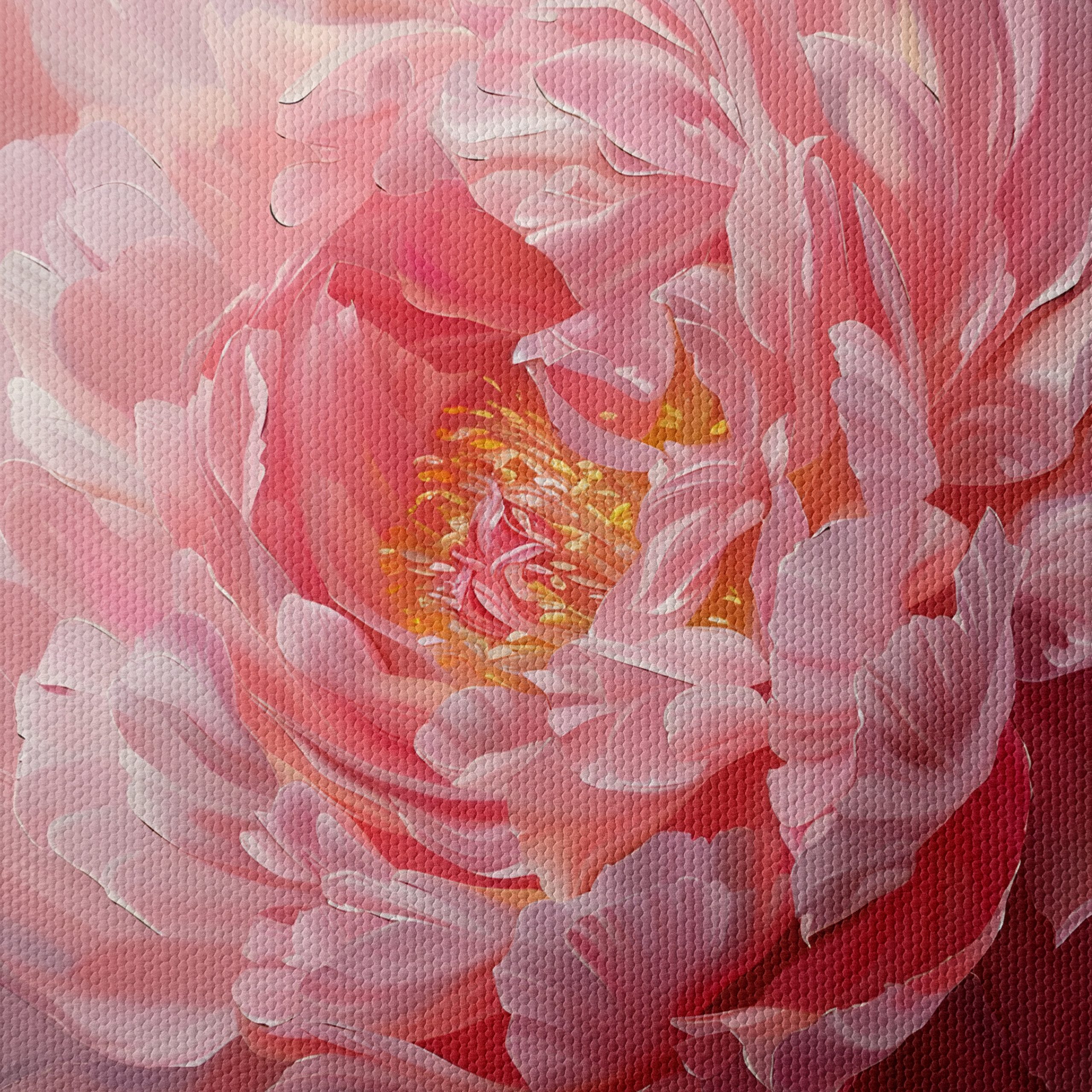 Elegant Pink Peony Art - Image 4