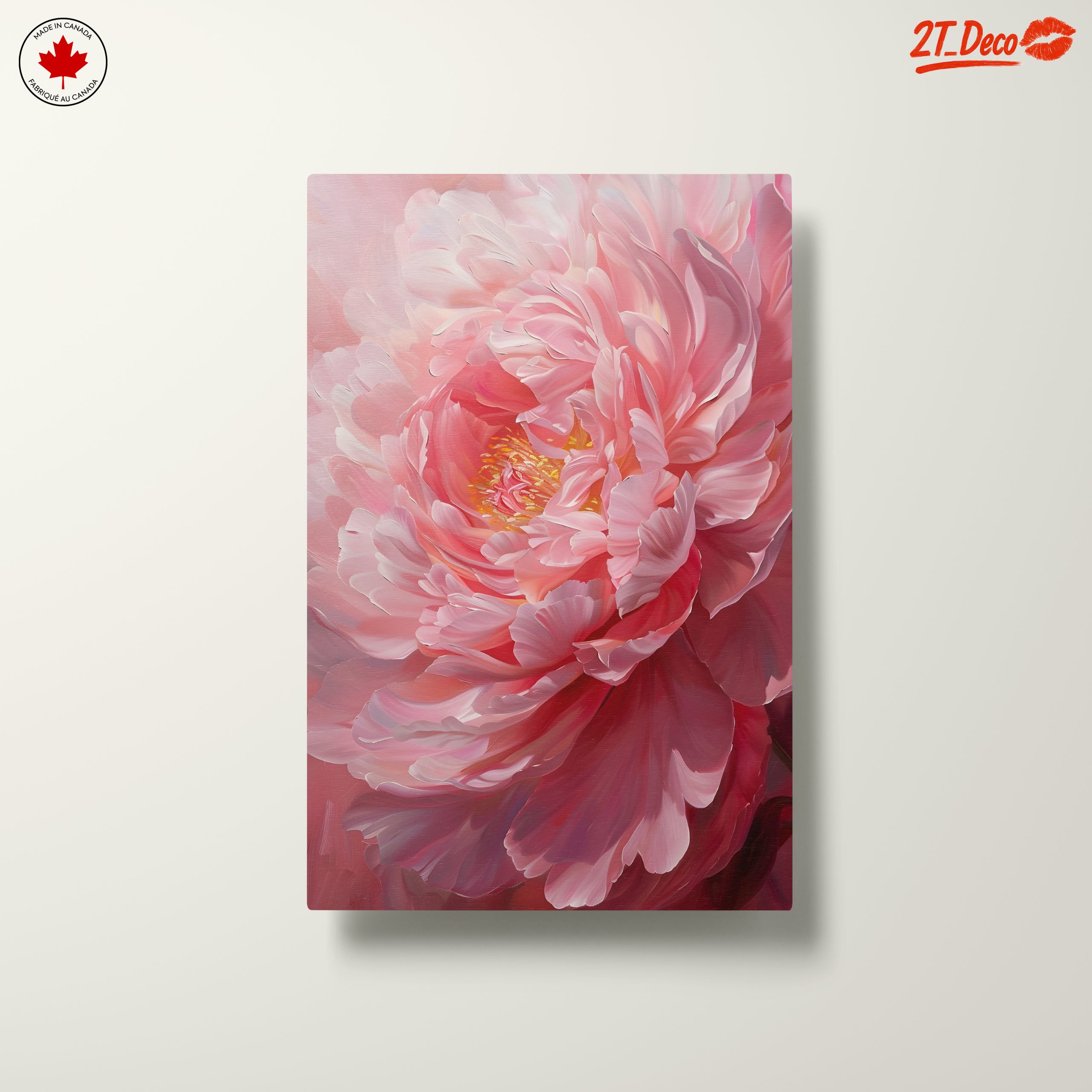Elegant Pink Peony Art - Image 10