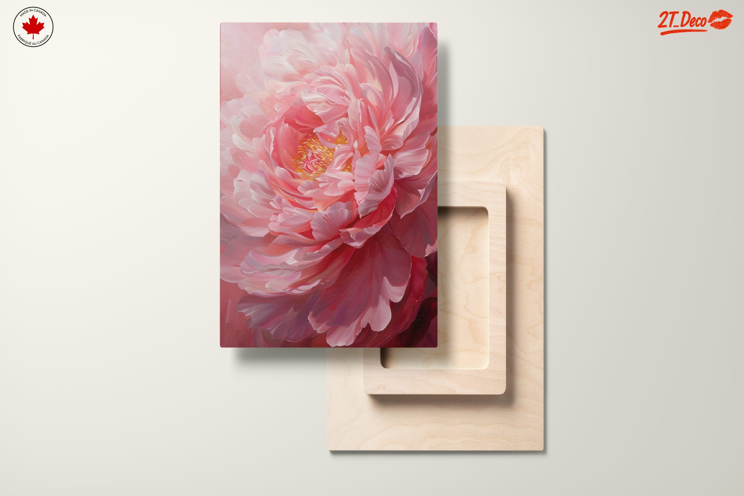 Elegant Pink Peony Art - Image 11