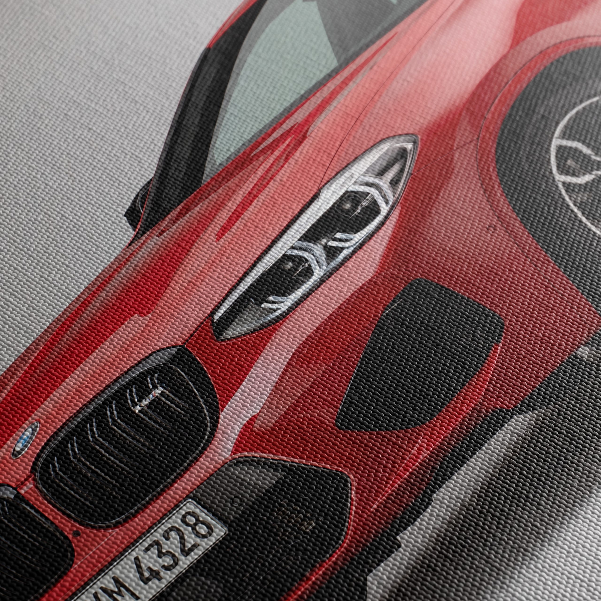Sleek Red BMW SUV - Image 5