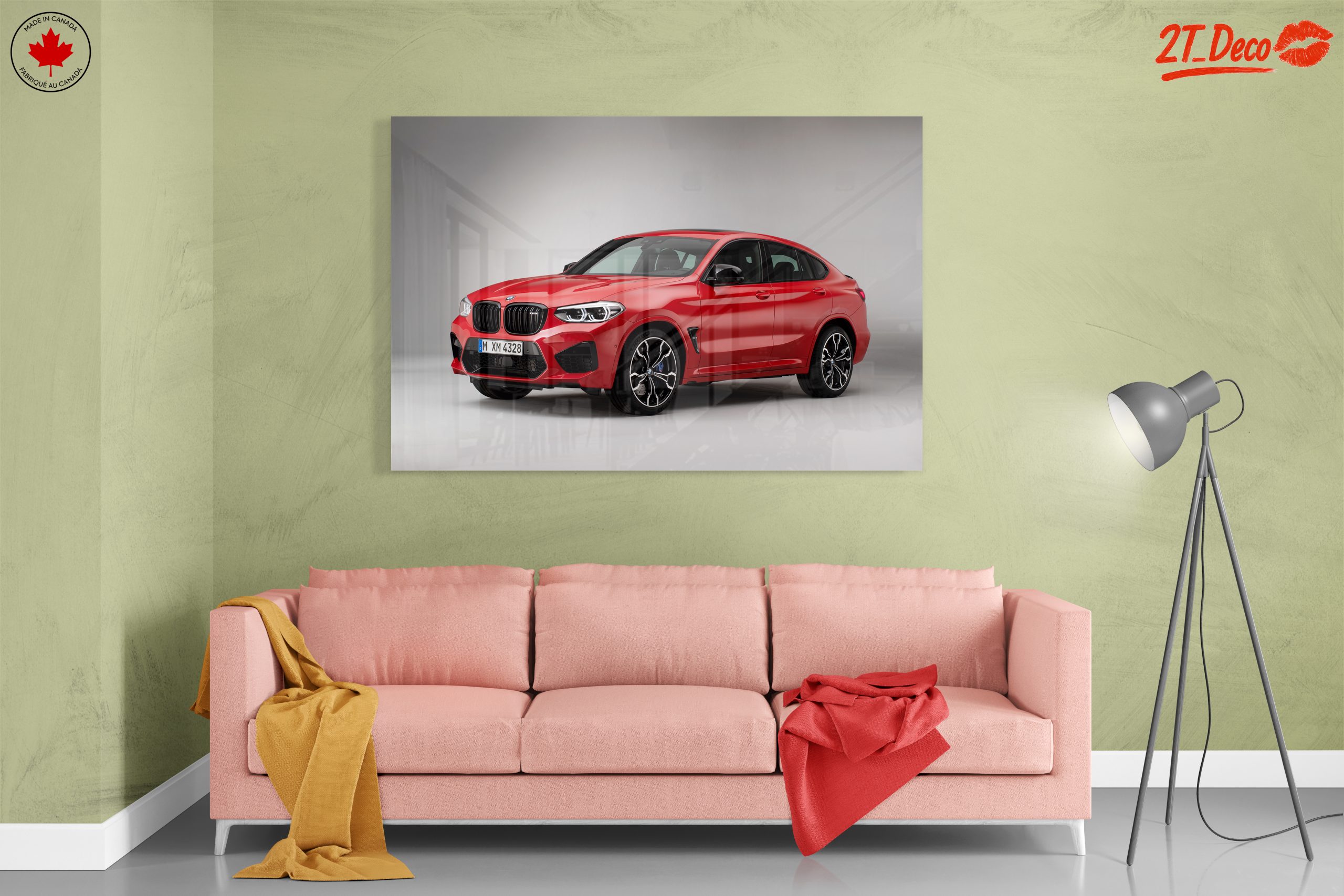 Sleek Red BMW SUV - Image 7