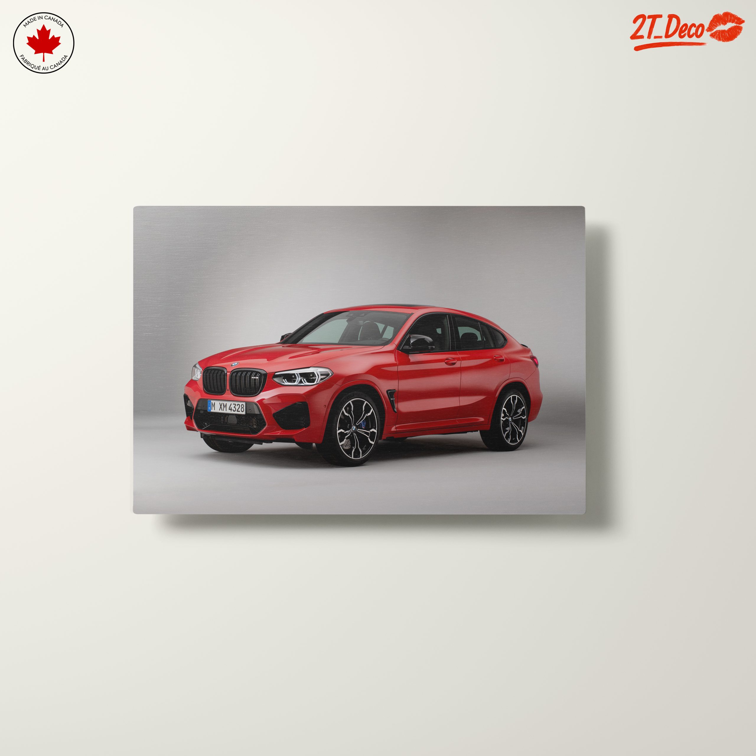 Sleek Red BMW SUV - Image 10