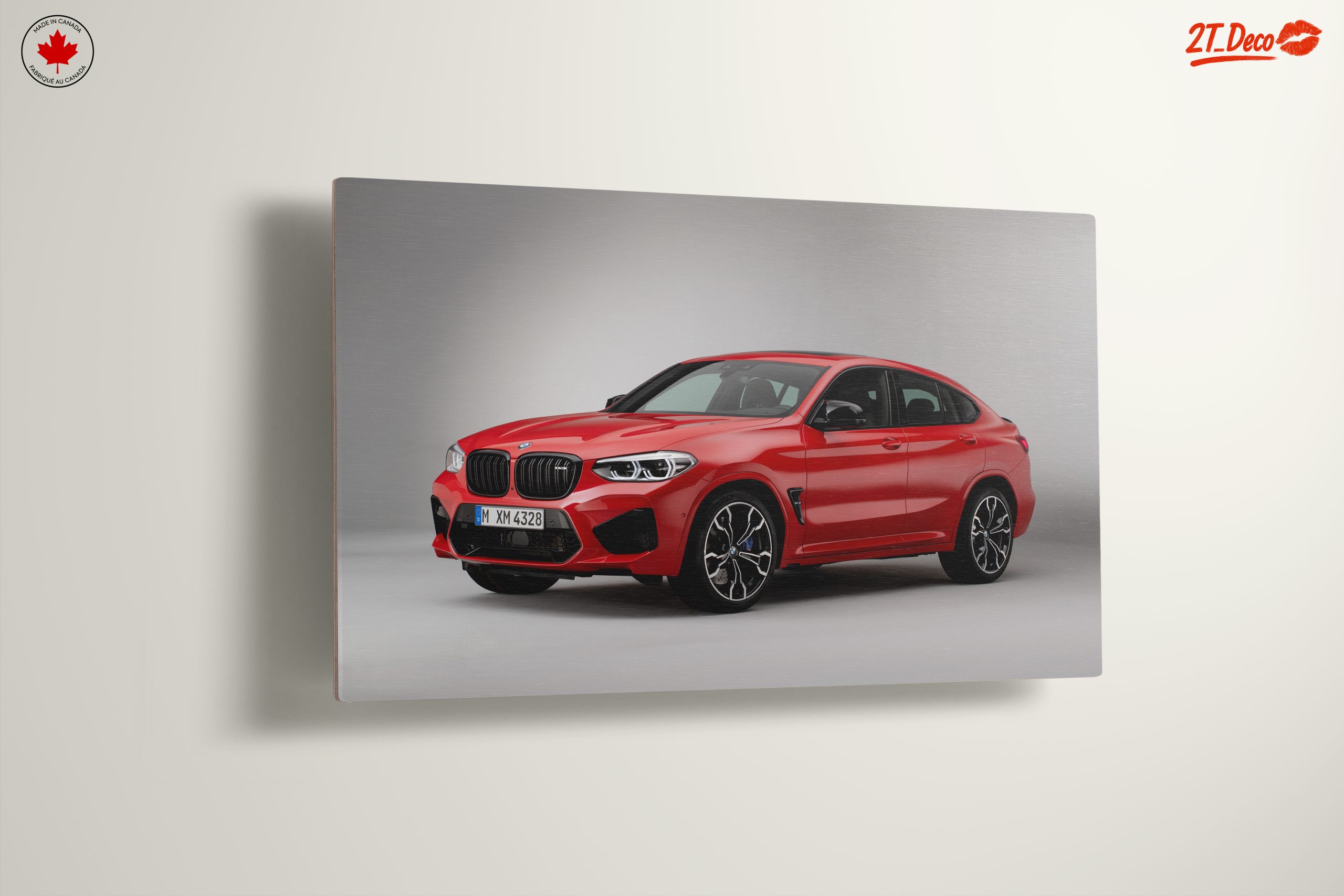 Sleek Red BMW SUV - Image 13