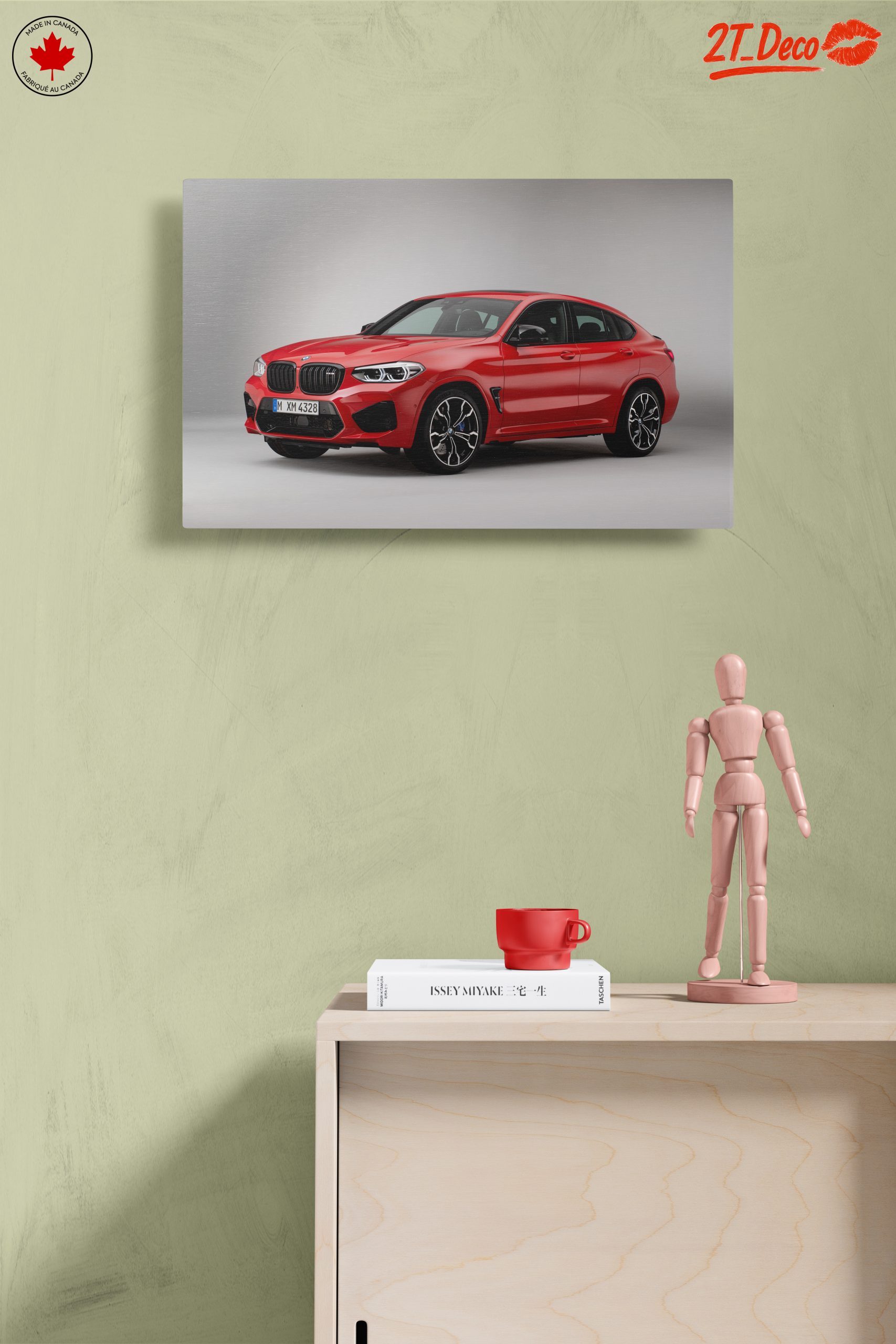 Sleek Red BMW SUV - Image 14