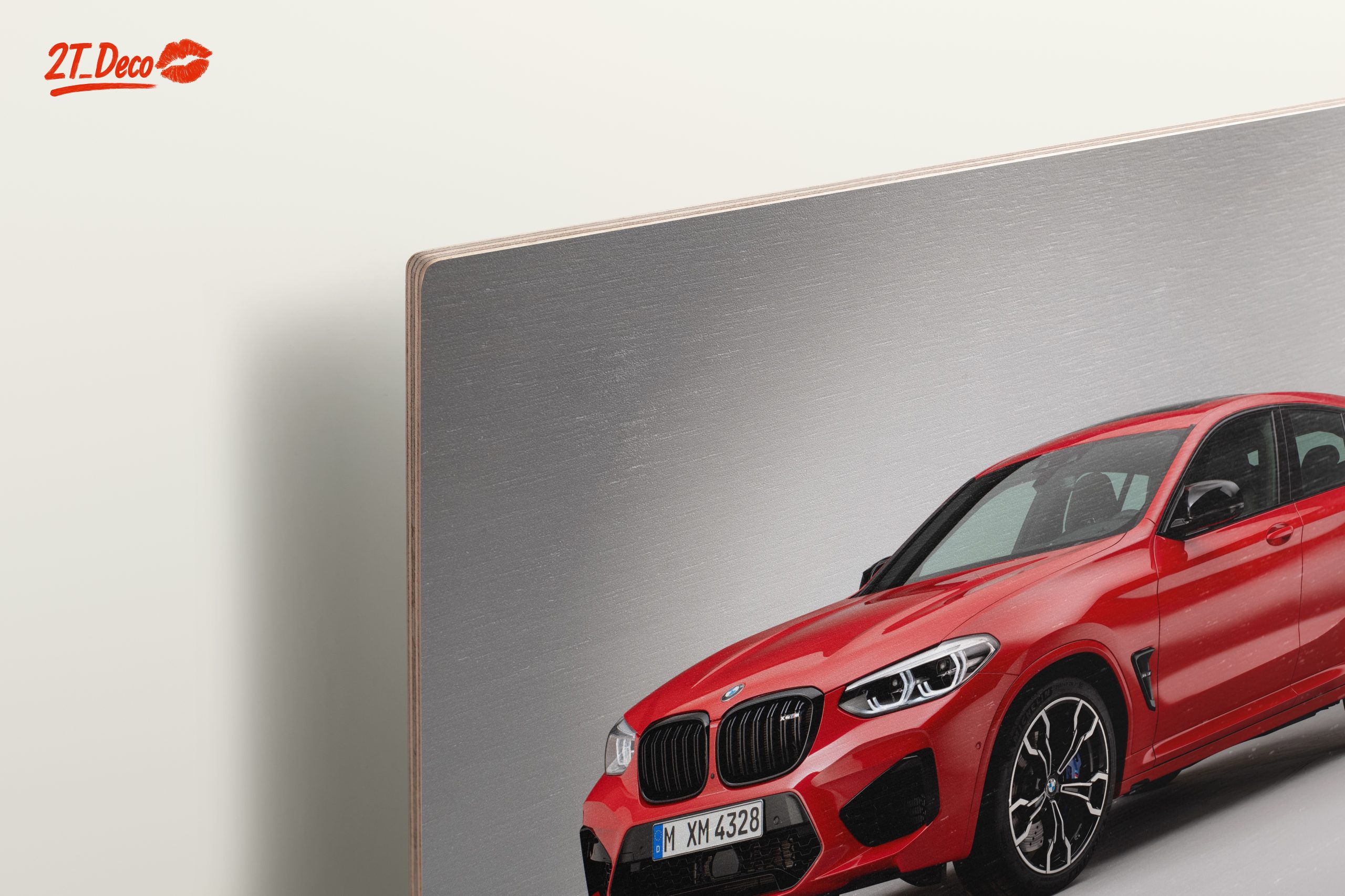 Sleek Red BMW SUV - Image 15