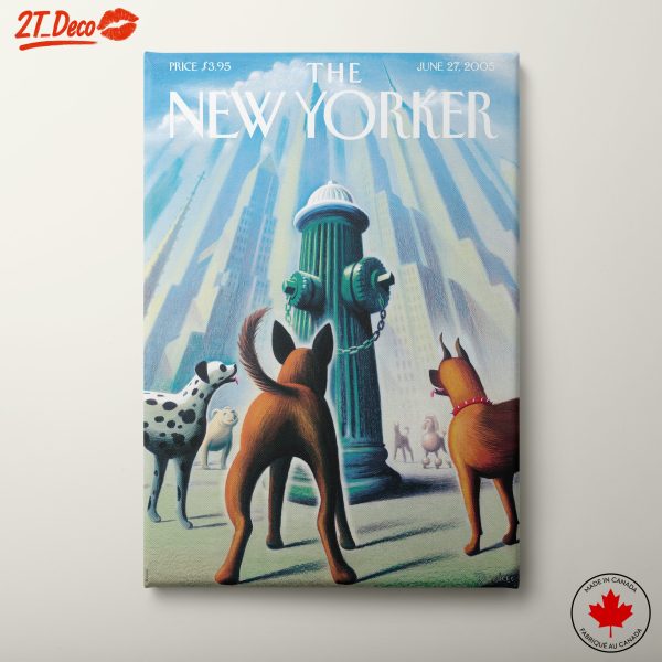 New Yorker Magazine Dog Cover Art