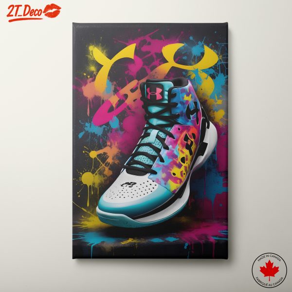 Colorful Nike Sneakers Art Design